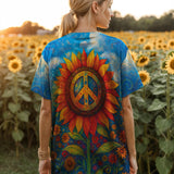 Peace Sign Sunflower T-shirt