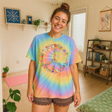 Hippie Bloom Premium Tie-dye Unisex Shirt