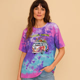 Flower Power Van Premium Tie-dye Unisex Shirt