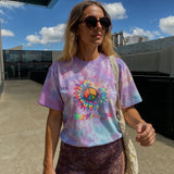 Hippie Soul Bloom Premium Tie-dye Unisex Shirt
