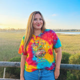 Sunflower Rebel Ride Premium Tie-dye Unisex Shirt
