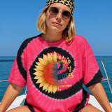 Be a Sunflower  Premium Tie-dye Unisex Shirt