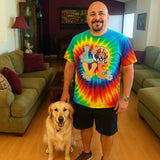 Groovy Dog Love Premium Tie-dye Unisex Shirt