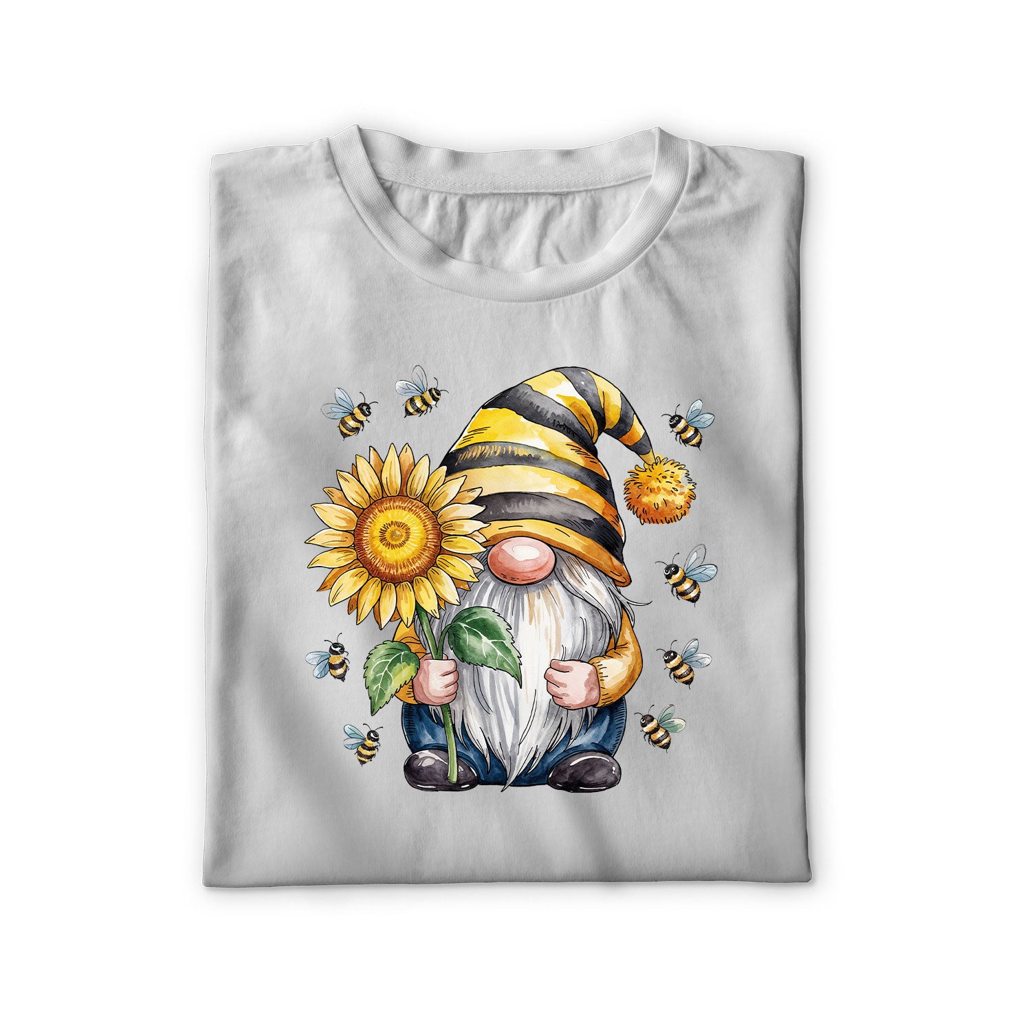 Bee Happy Gnome Unisex Shirt