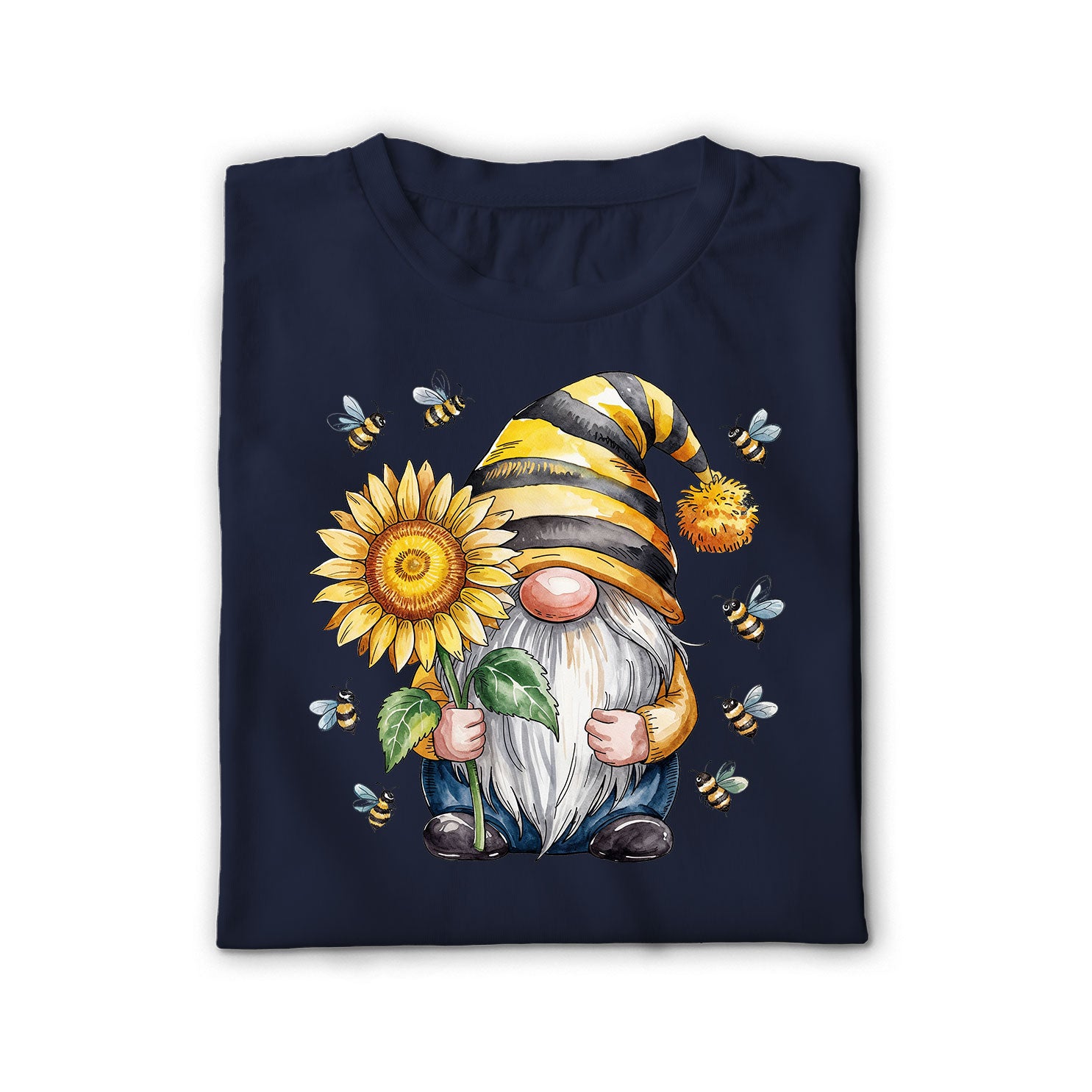 Bee Happy Gnome Unisex Shirt