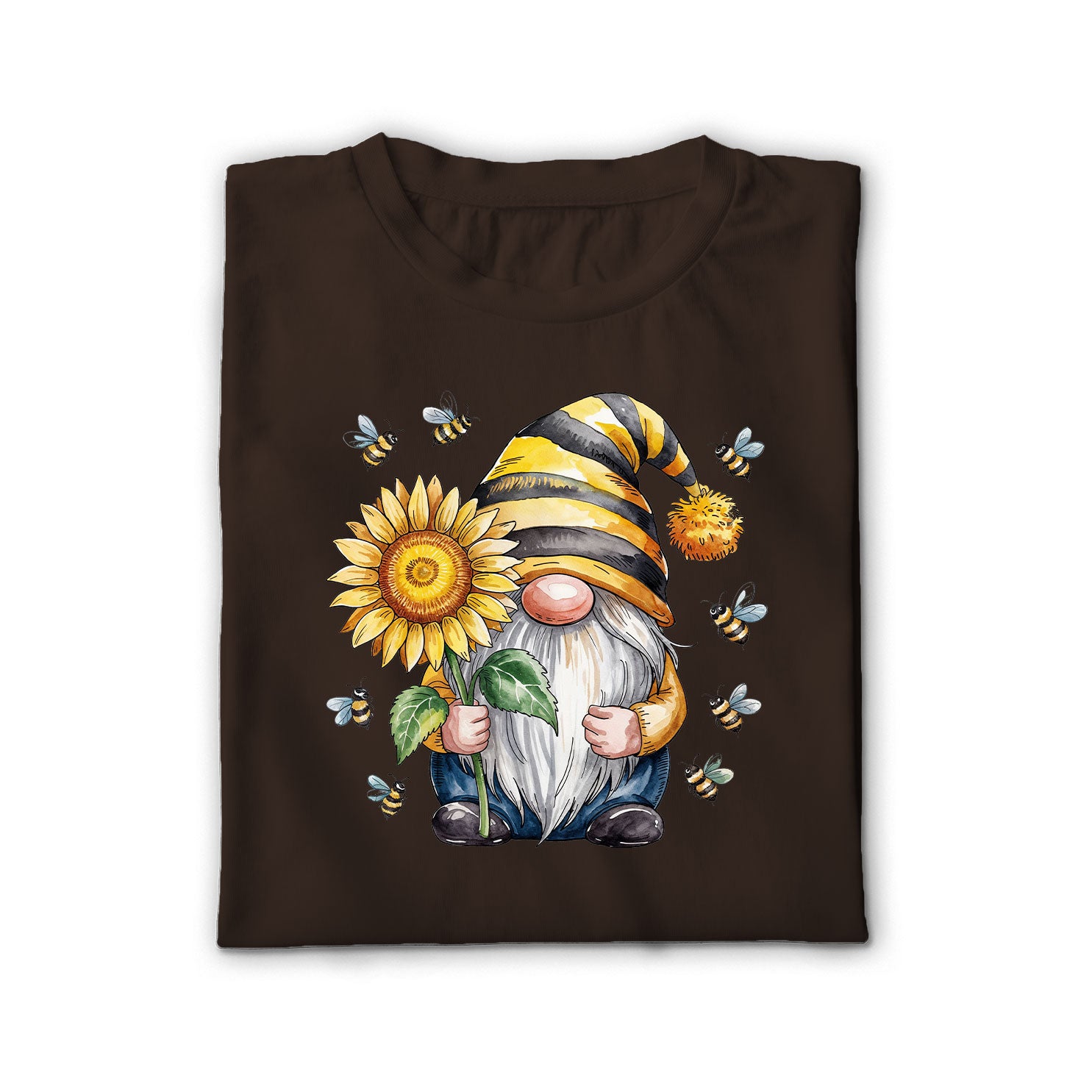 Bee Happy Gnome Unisex Shirt