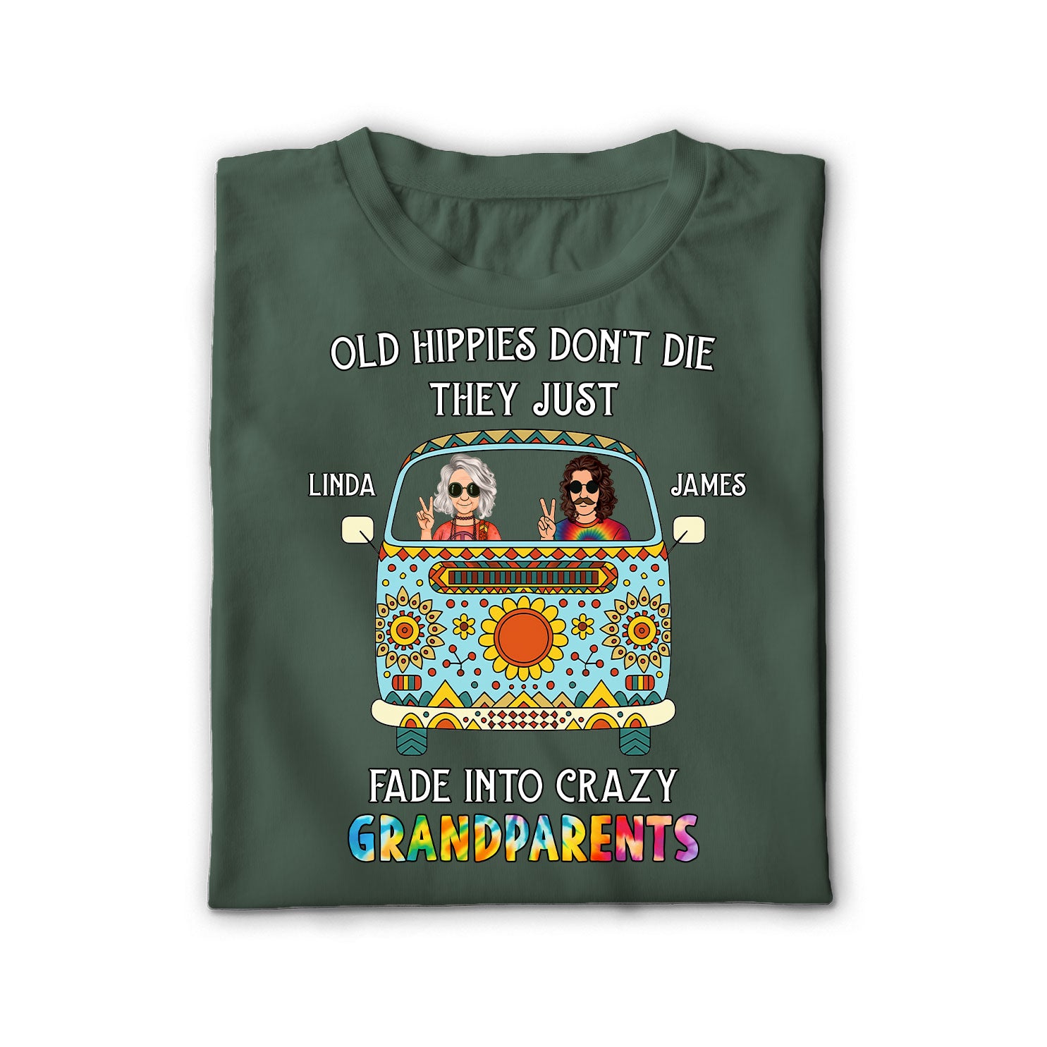 Groovy Grandparents Unisex Shirt