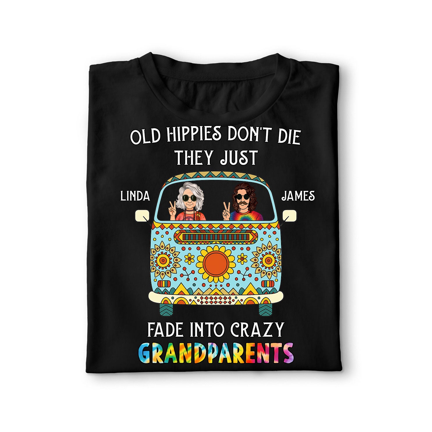 Groovy Grandparents Unisex Shirt