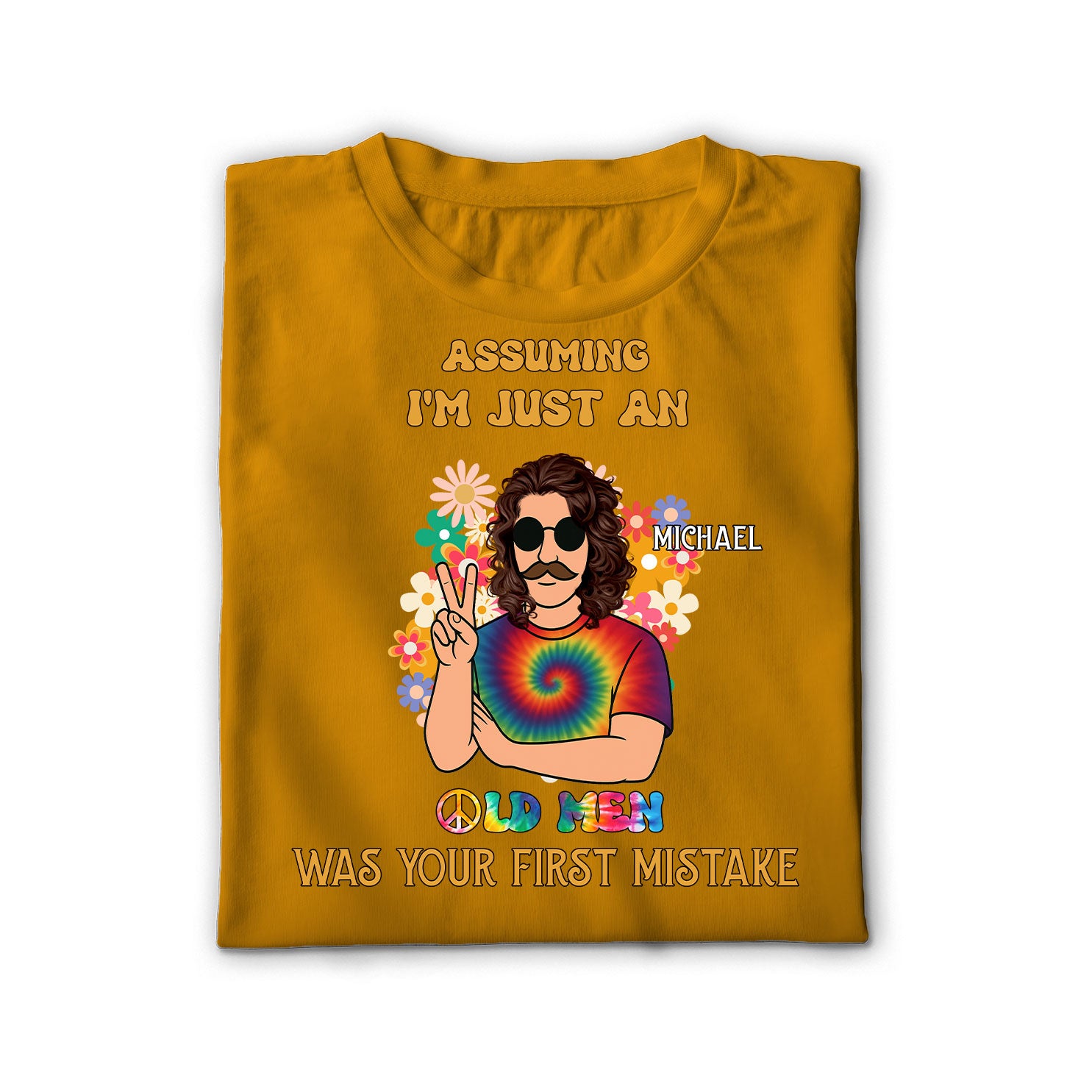 Groovy Old Man Energy Unisex Shirt