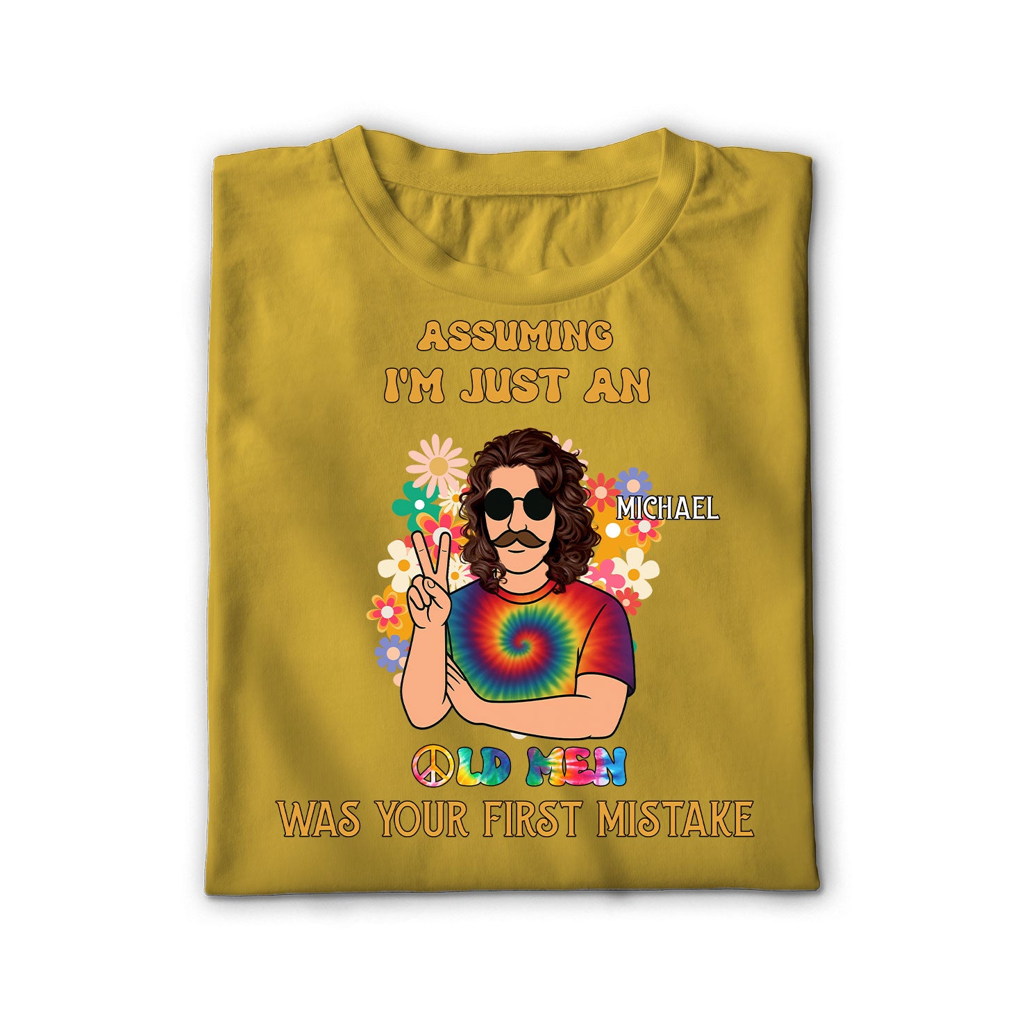 Groovy Old Man Energy Unisex Shirt