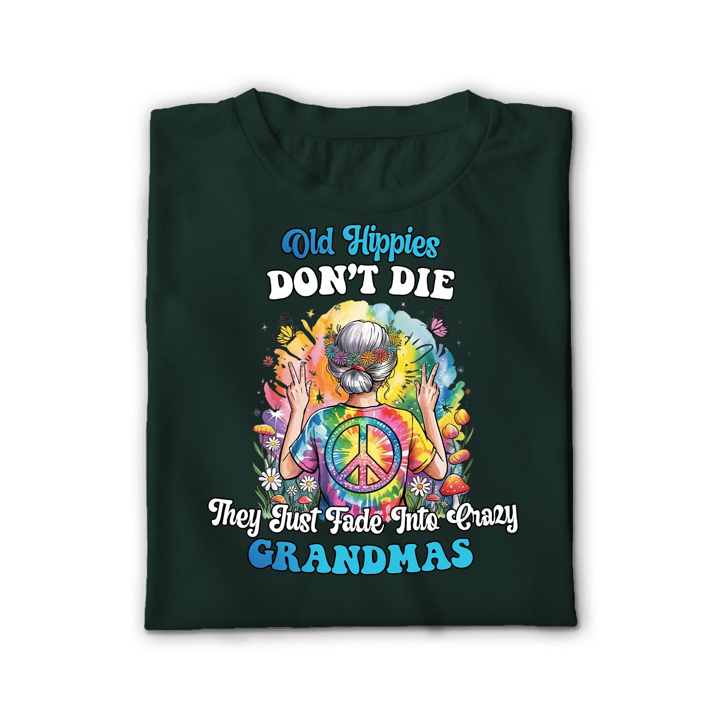 Old Hippie Grandma Unisex Shirt