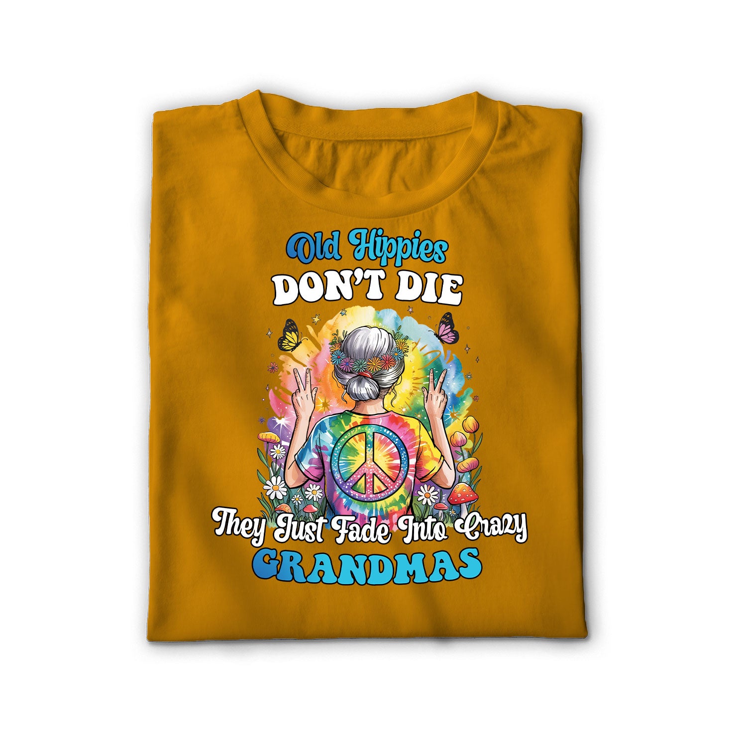 Old Hippie Grandma Unisex Shirt