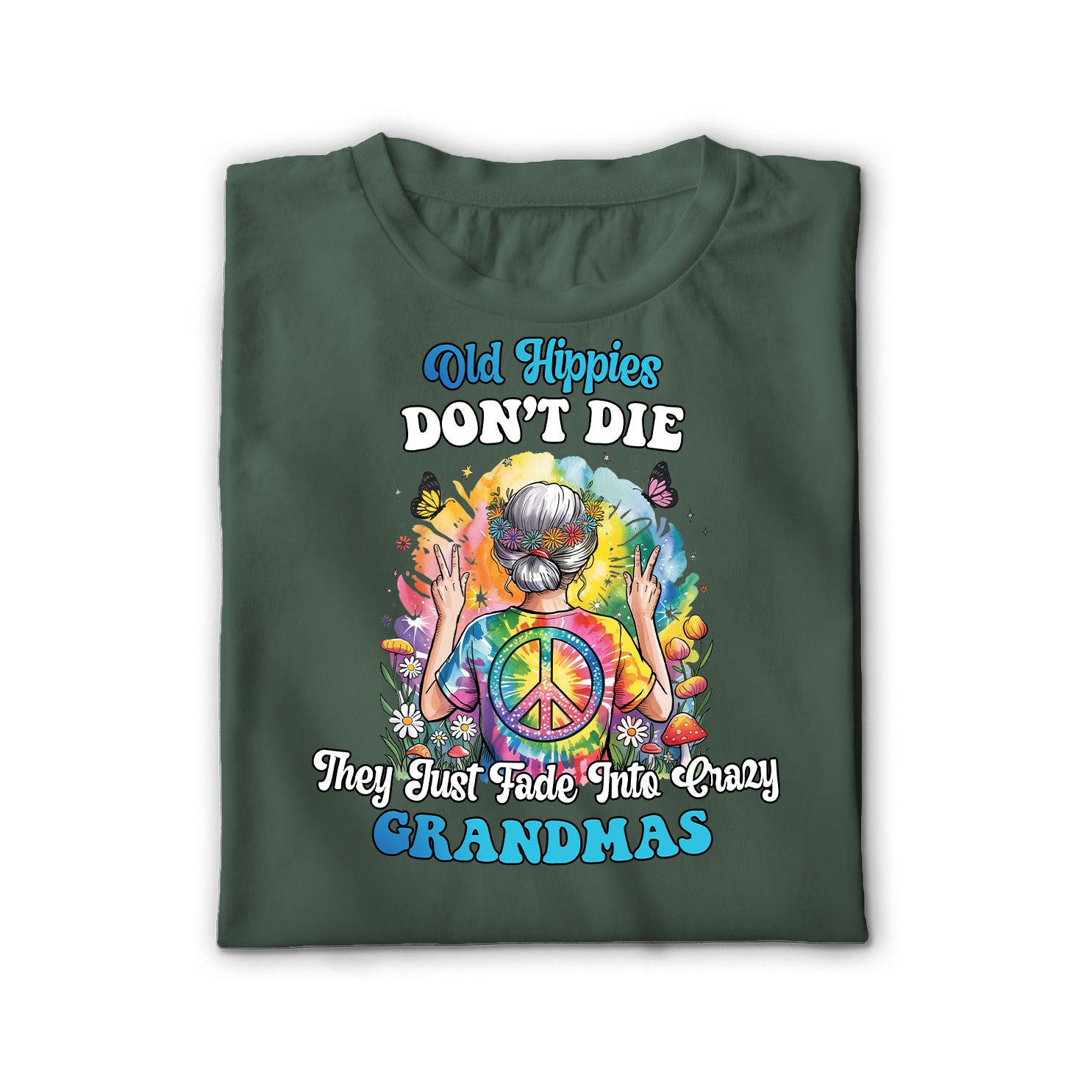 Old Hippie Grandma Unisex Shirt