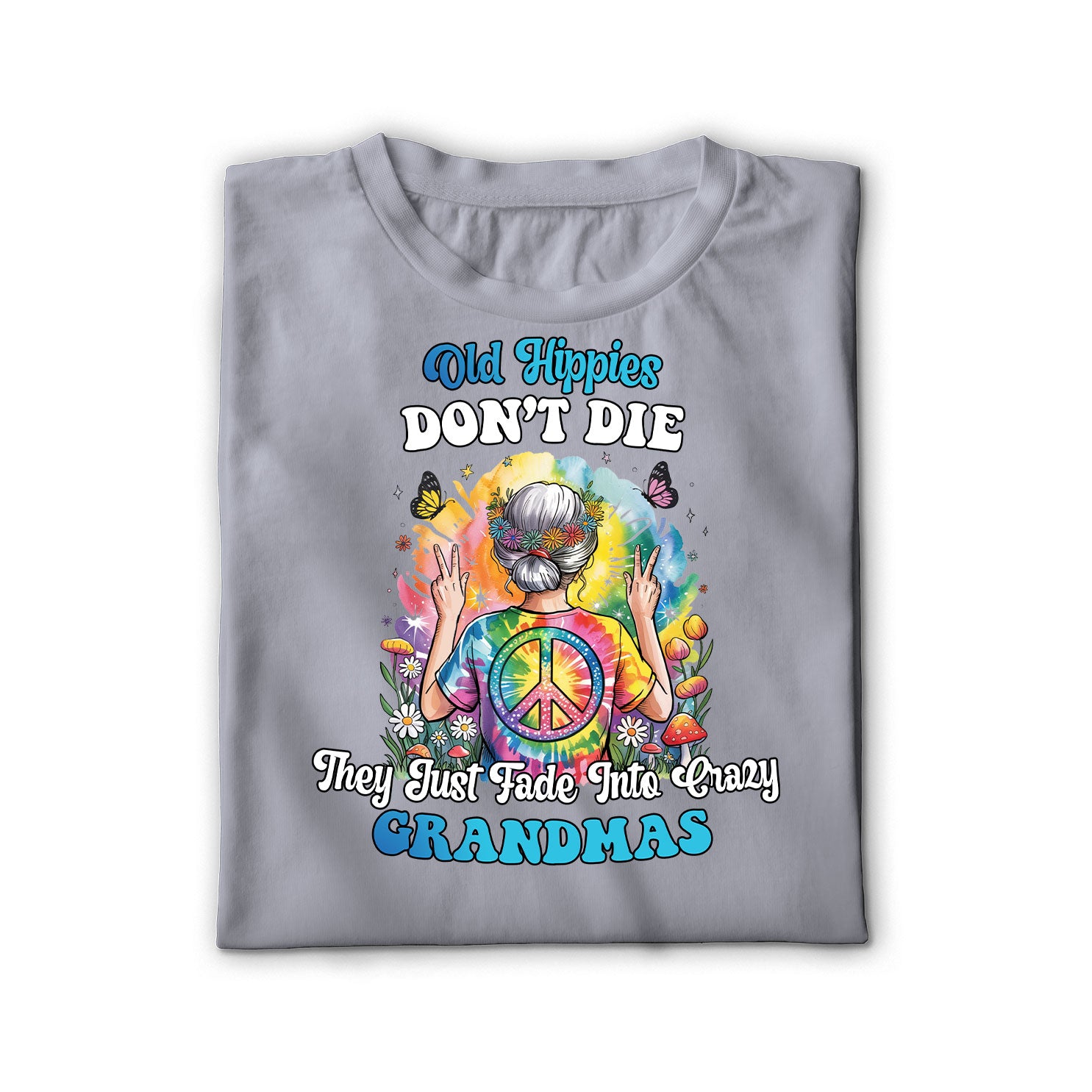 Old Hippie Grandma Unisex Shirt
