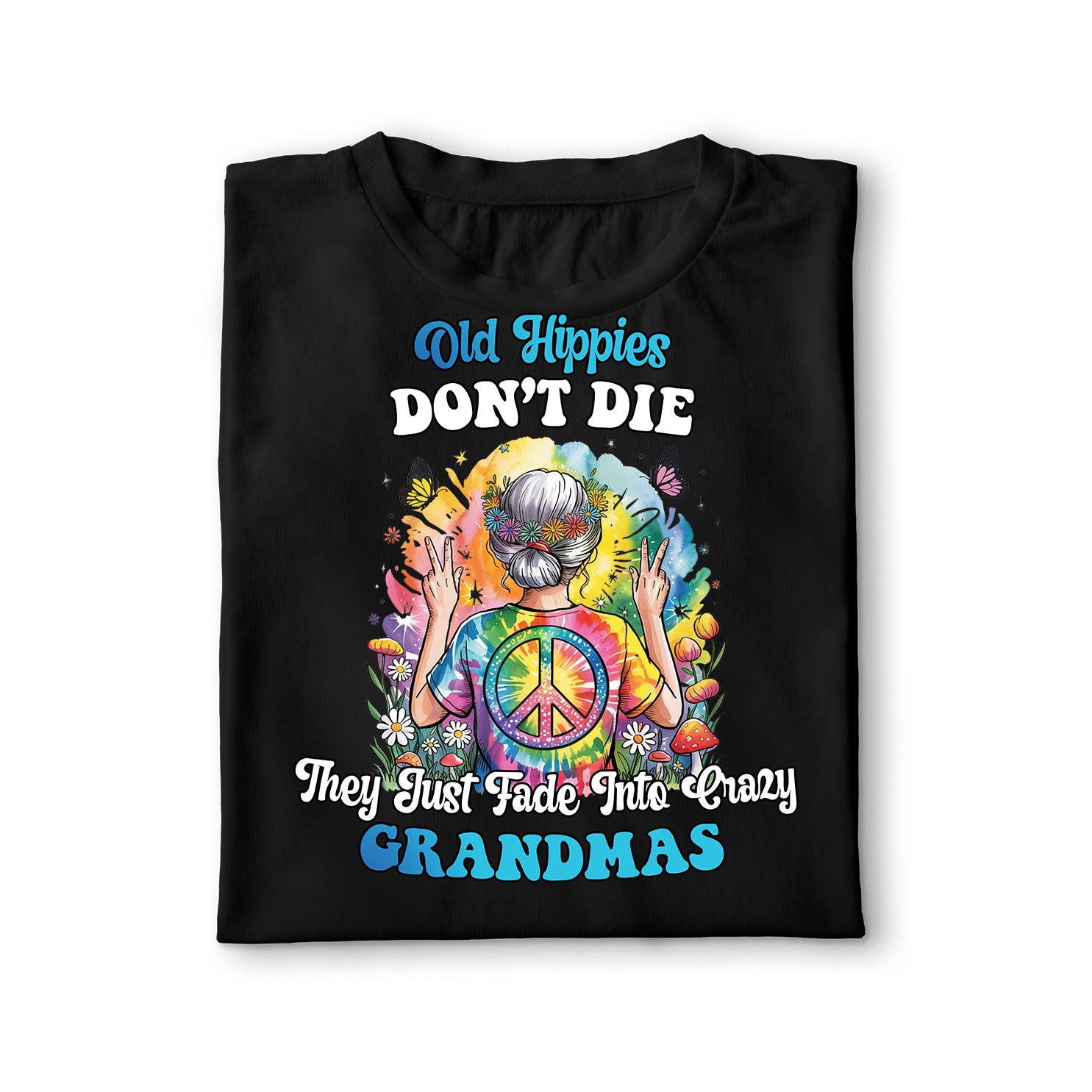 Old Hippie Grandma Unisex Shirt