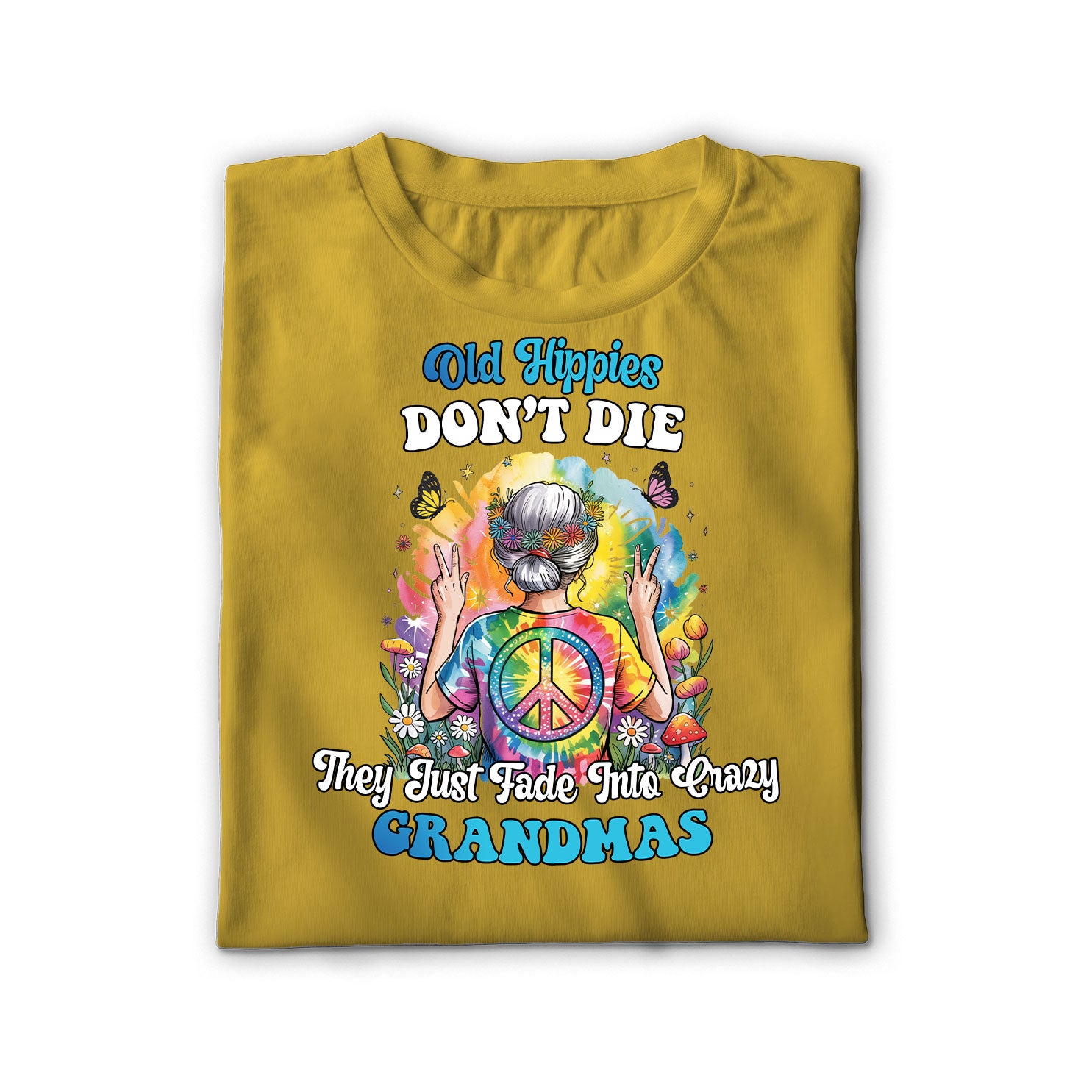 Old Hippie Grandma Unisex Shirt