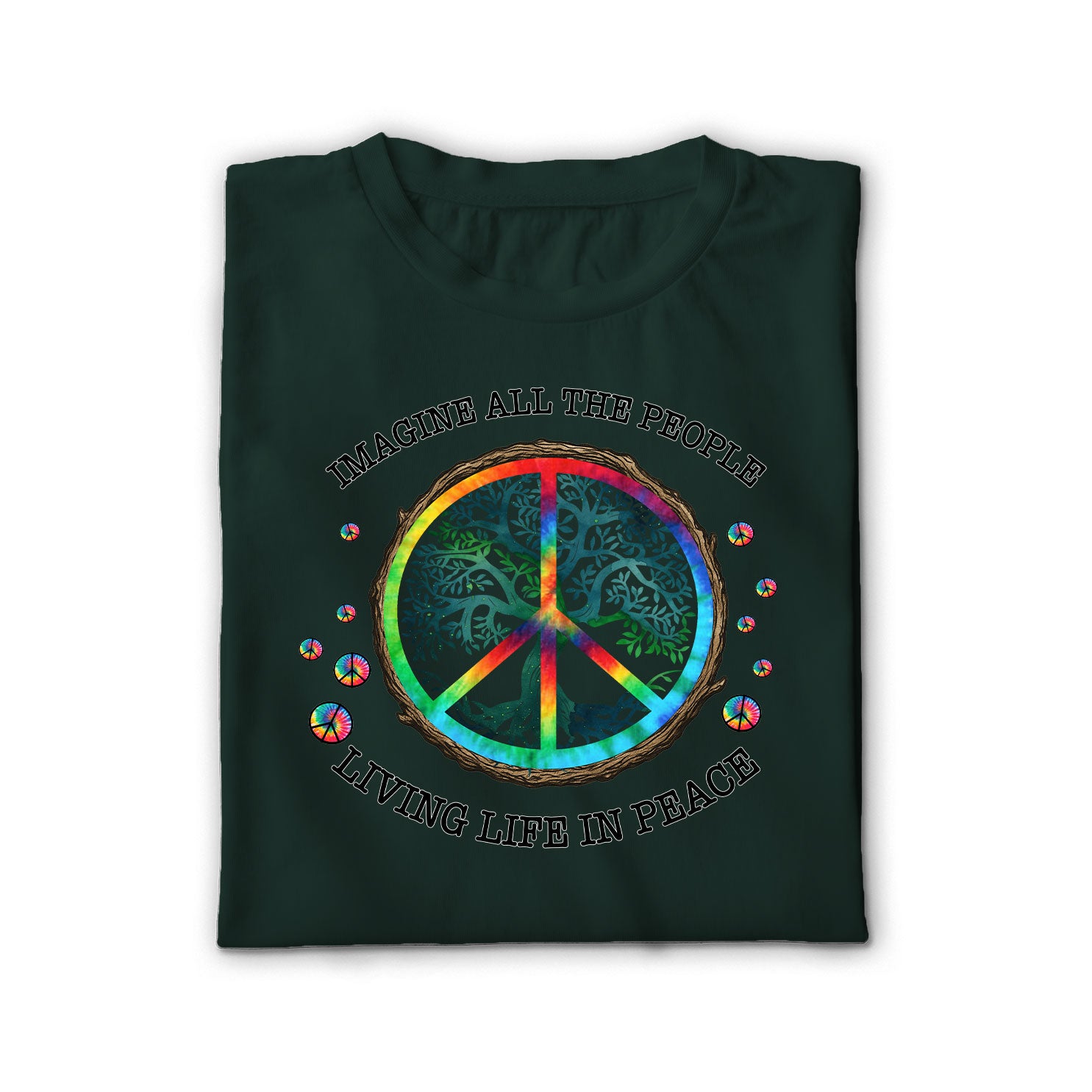 Imagine All the People Living Life in Peace Unisex Shirt