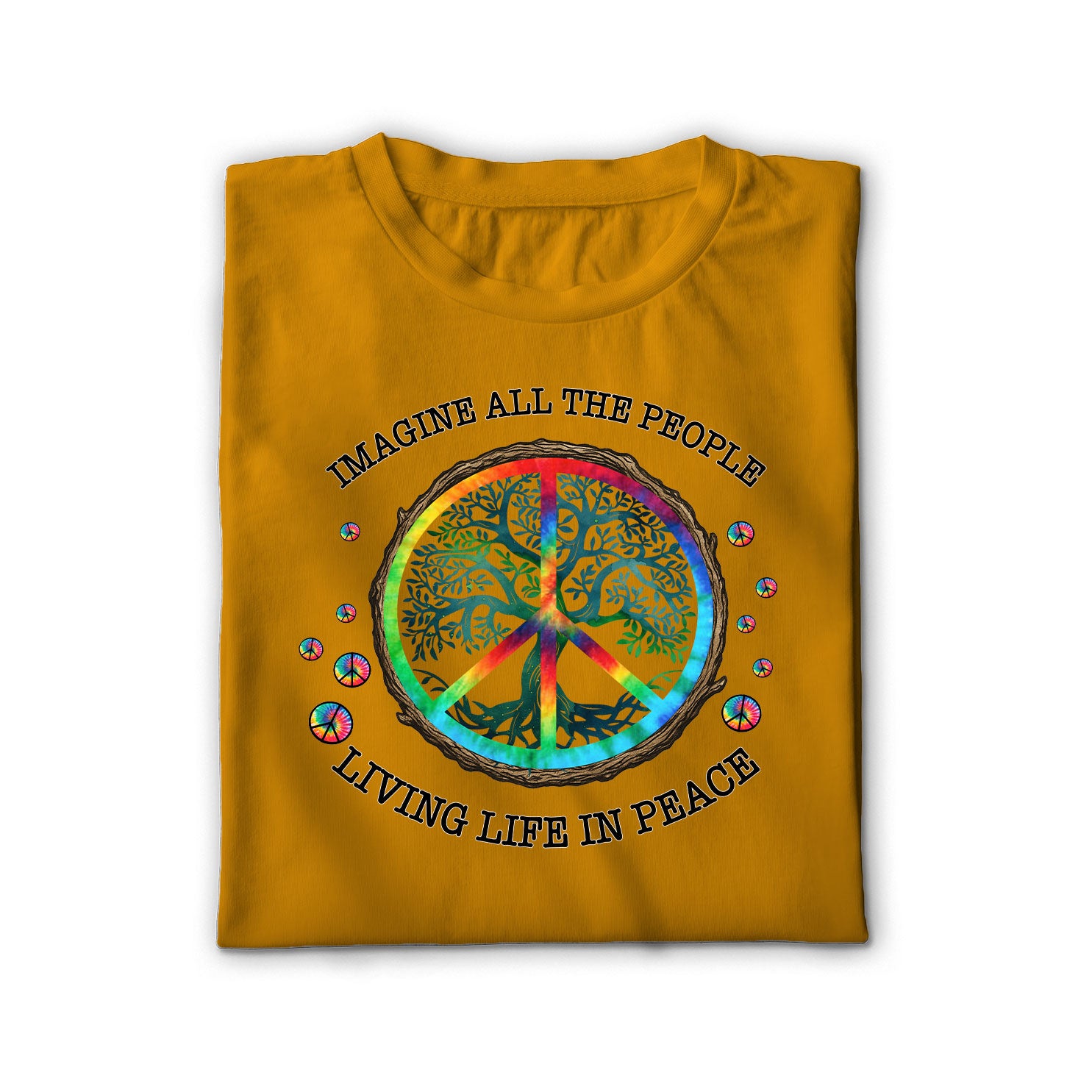 Imagine All the People Living Life in Peace Unisex Shirt