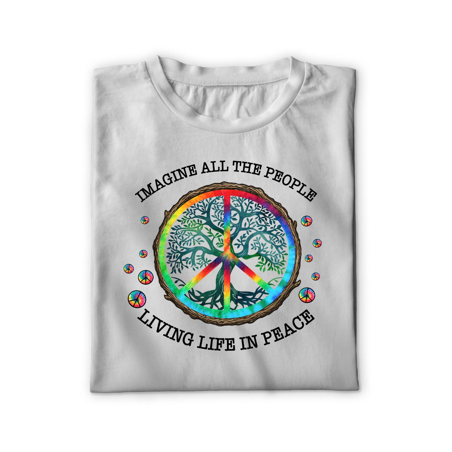 Imagine All the People Living Life in Peace Unisex Shirt