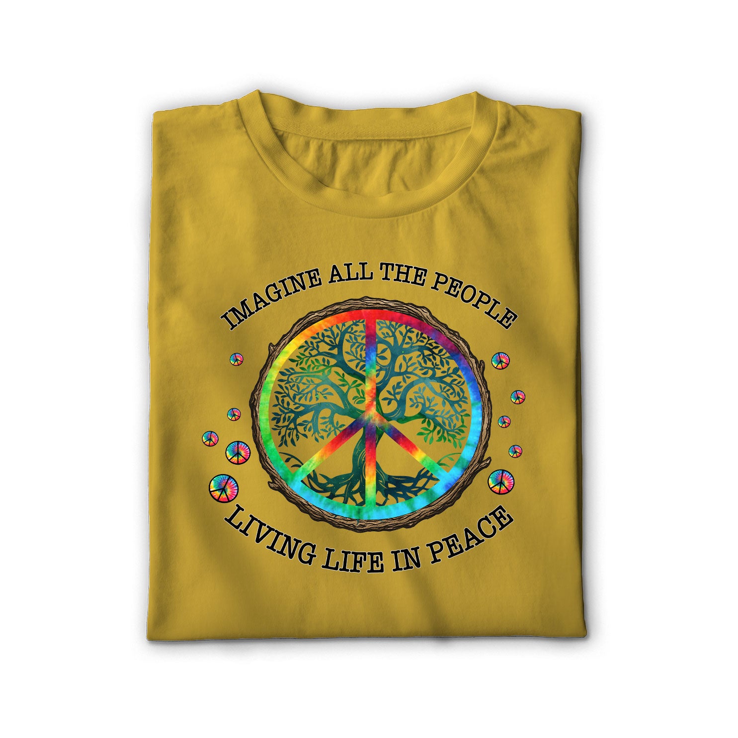 Imagine All the People Living Life in Peace Unisex Shirt