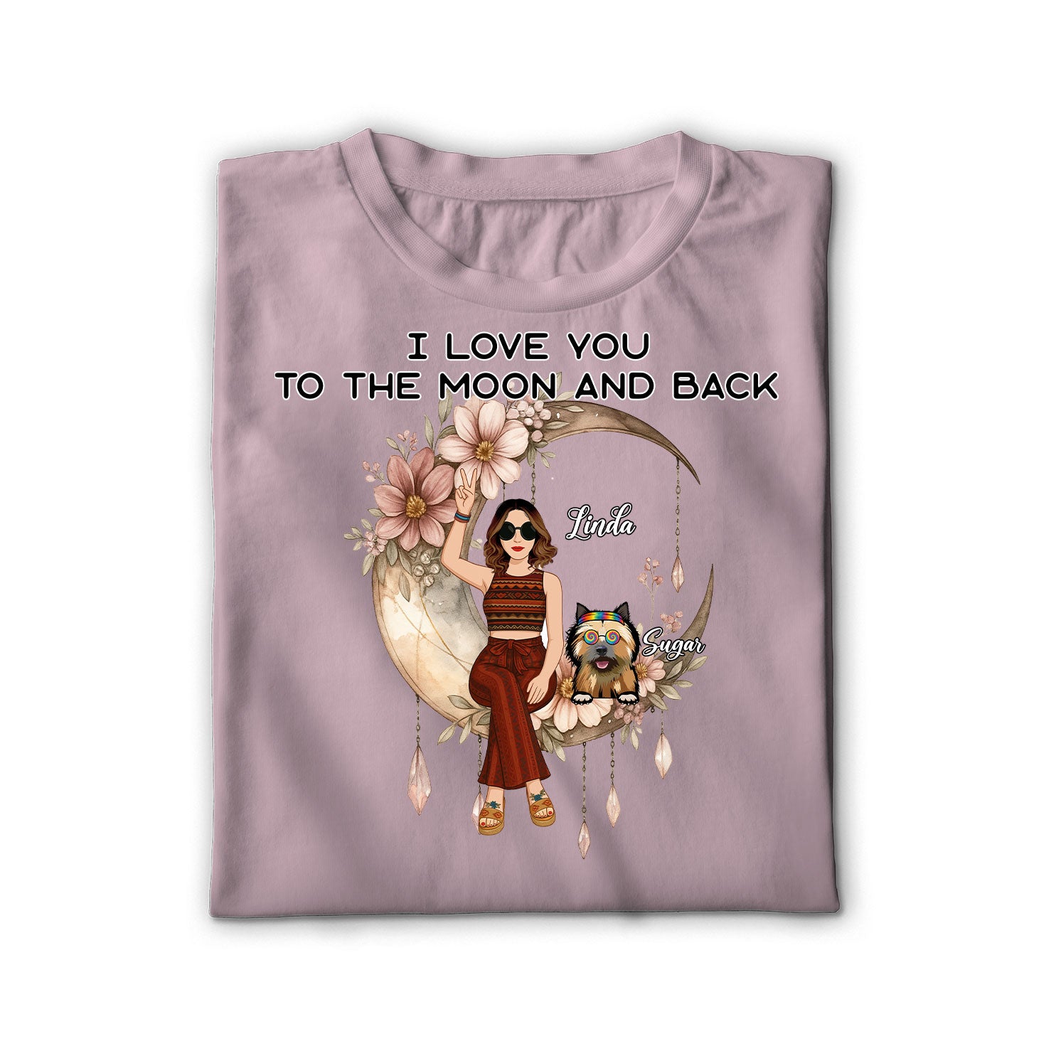 Peace, paws, and moonlight SDD100562 Shirt