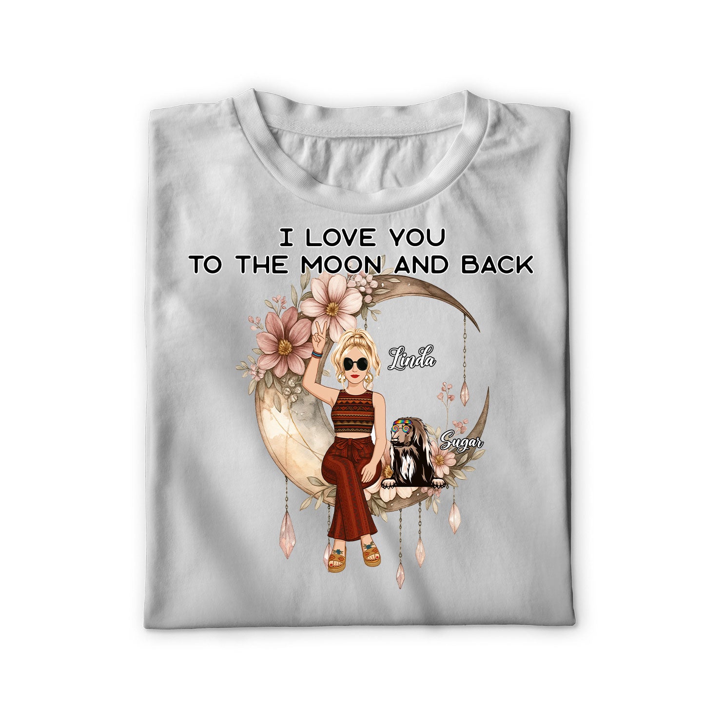 Peace, paws, and moonlight SDD100562 Shirt