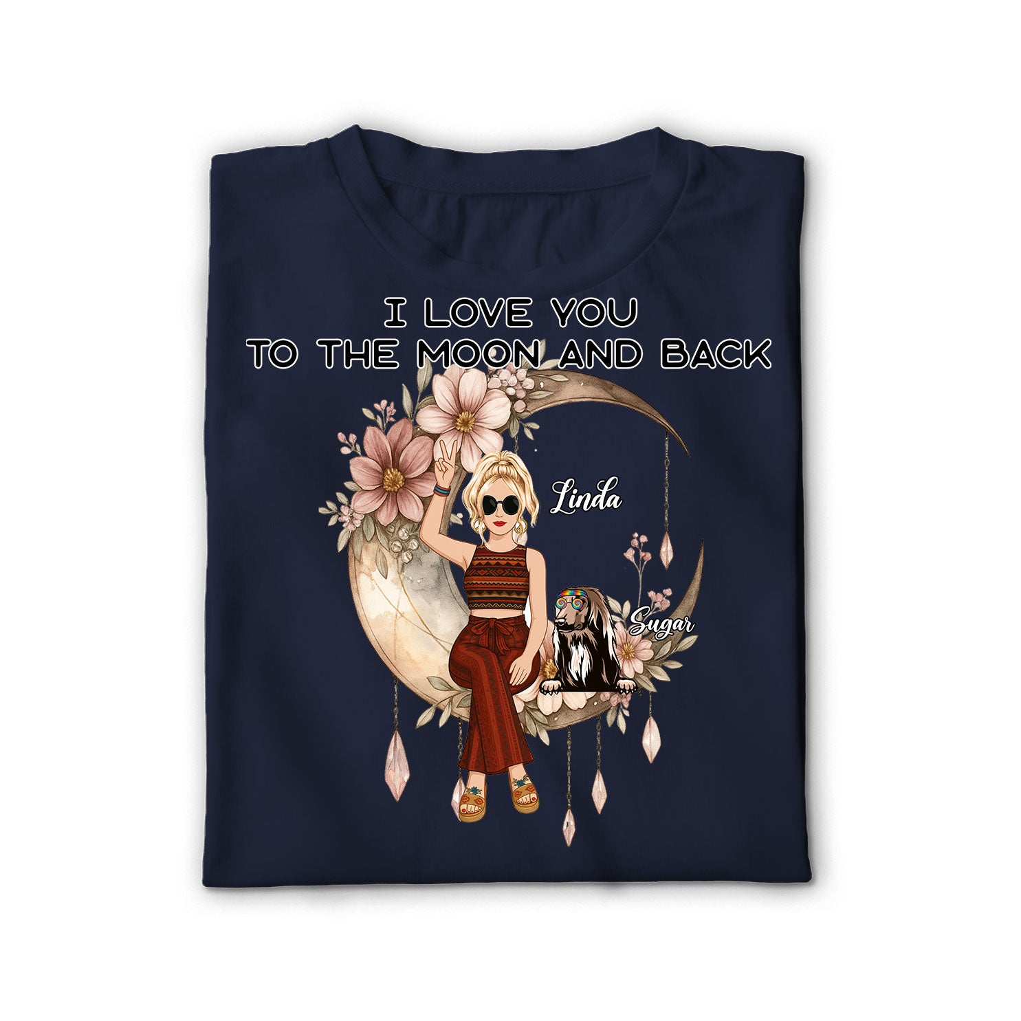 Peace, paws, and moonlight SDD100562 Shirt
