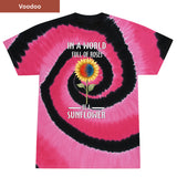 Be a sunflower Premium Tie-dye Unisex Shirt