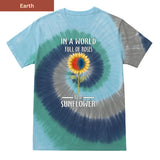 Be a sunflower Premium Tie-dye Unisex Shirt