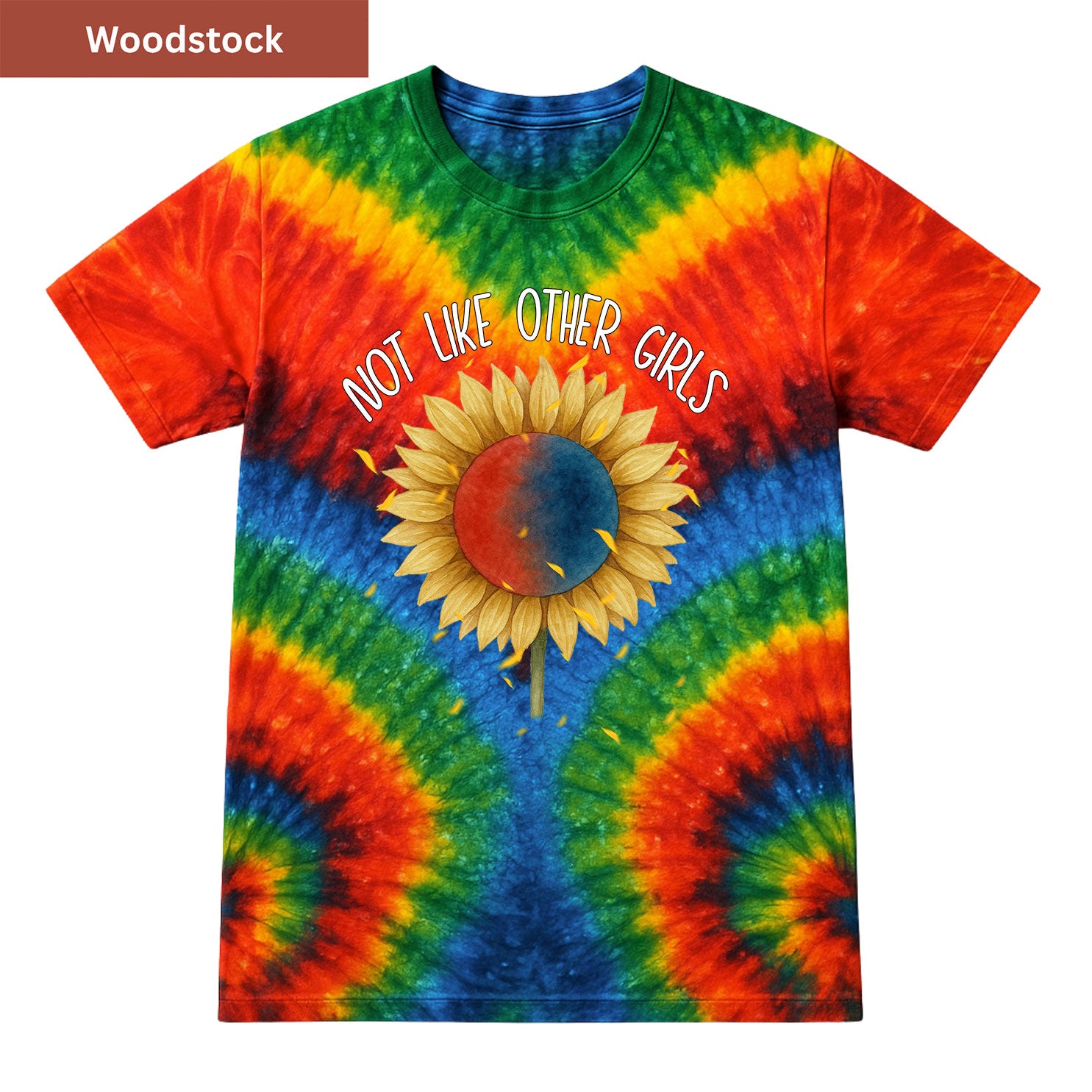 Sunflower Premium Tie-dye Unisex Shirt