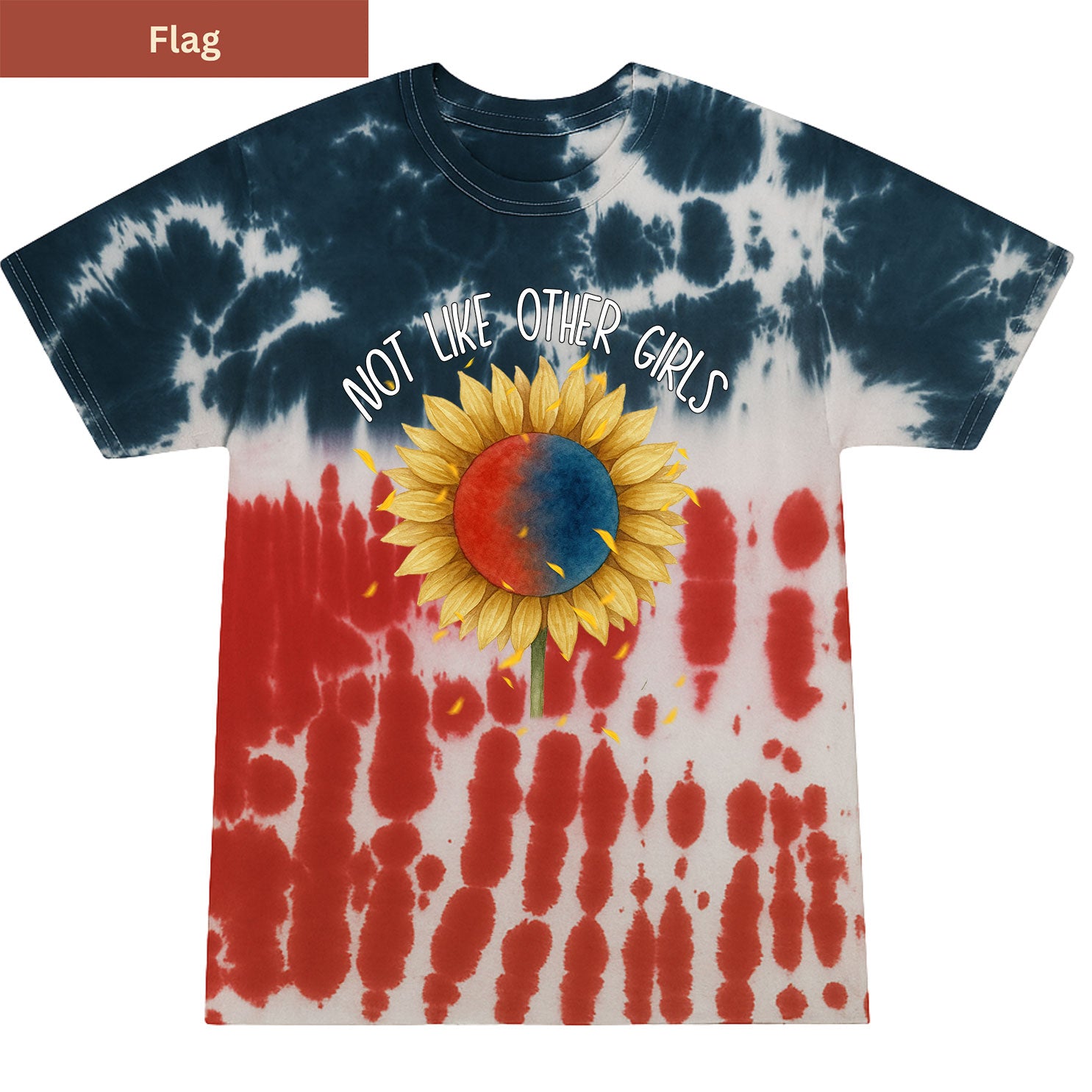 Sunflower Premium Tie-dye Unisex Shirt