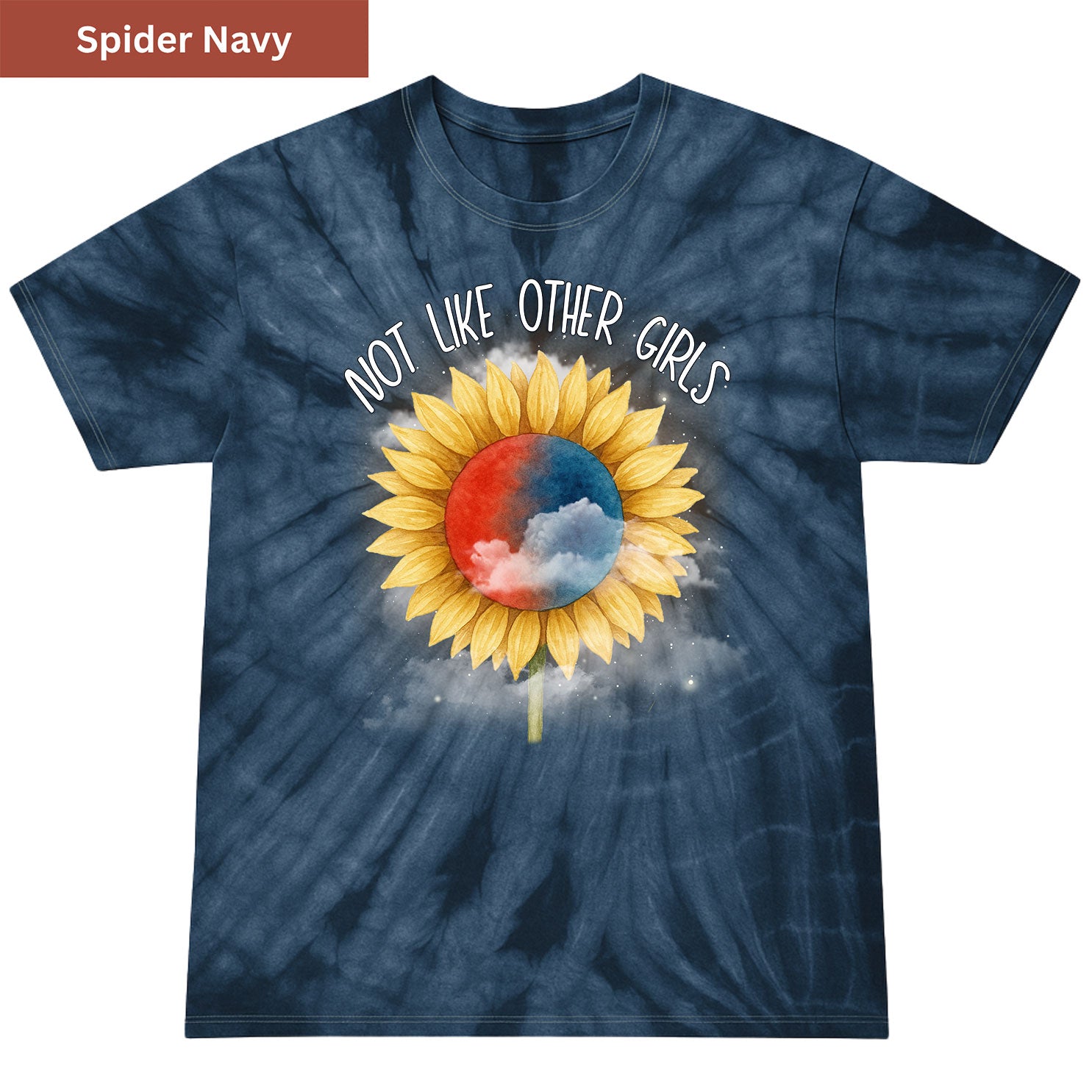Sunflower Premium Tie-dye Unisex Shirt