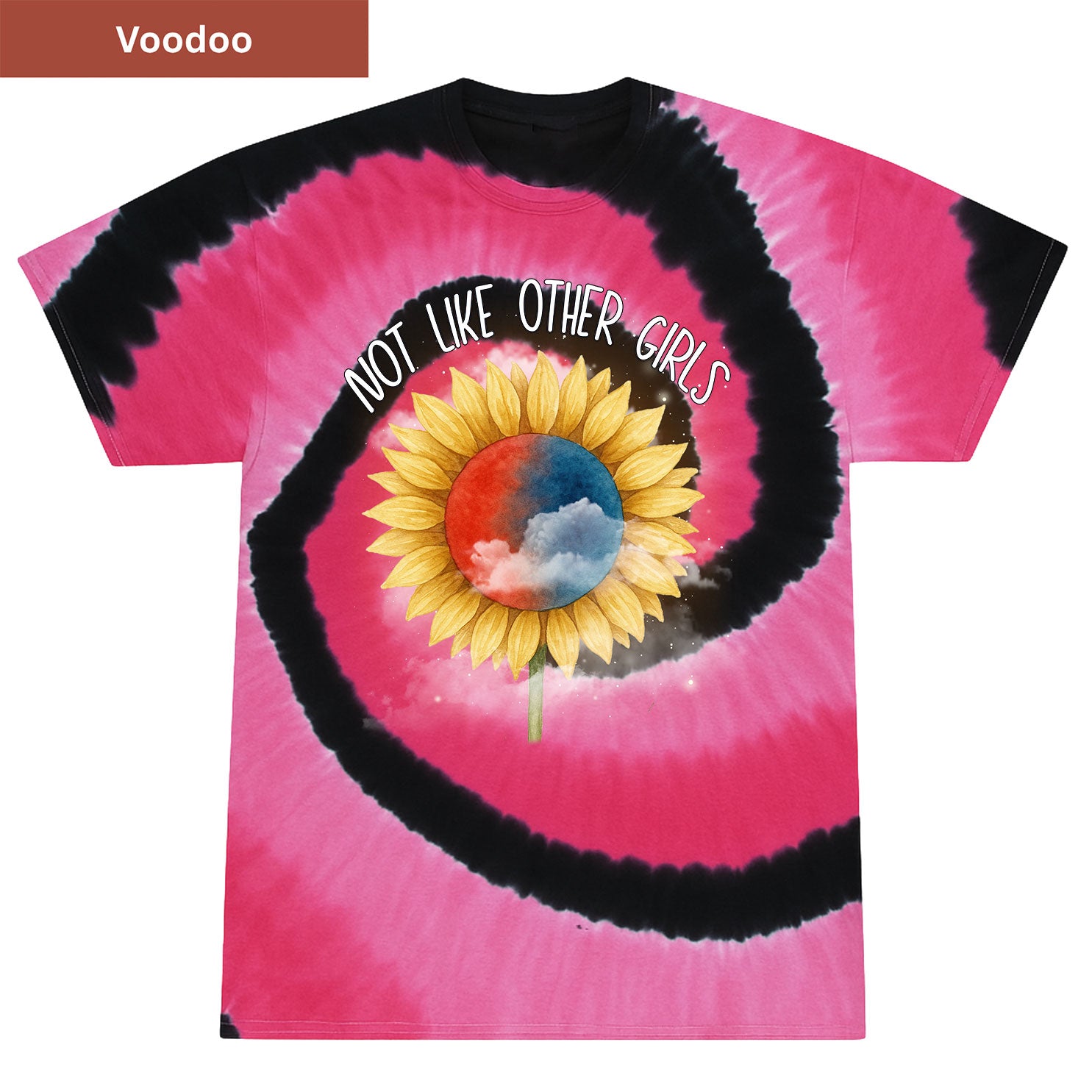 Sunflower Premium Tie-dye Unisex Shirt