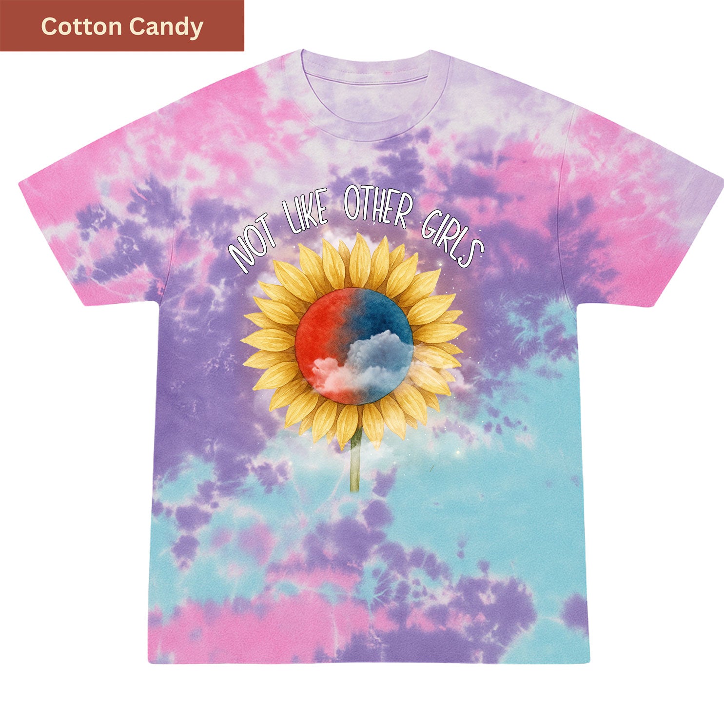 Sunflower Premium Tie-dye Unisex Shirt
