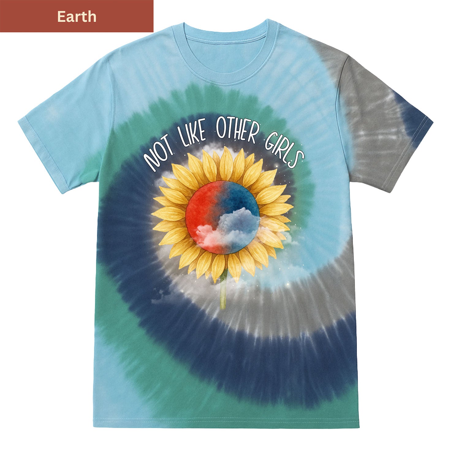 Sunflower Premium Tie-dye Unisex Shirt