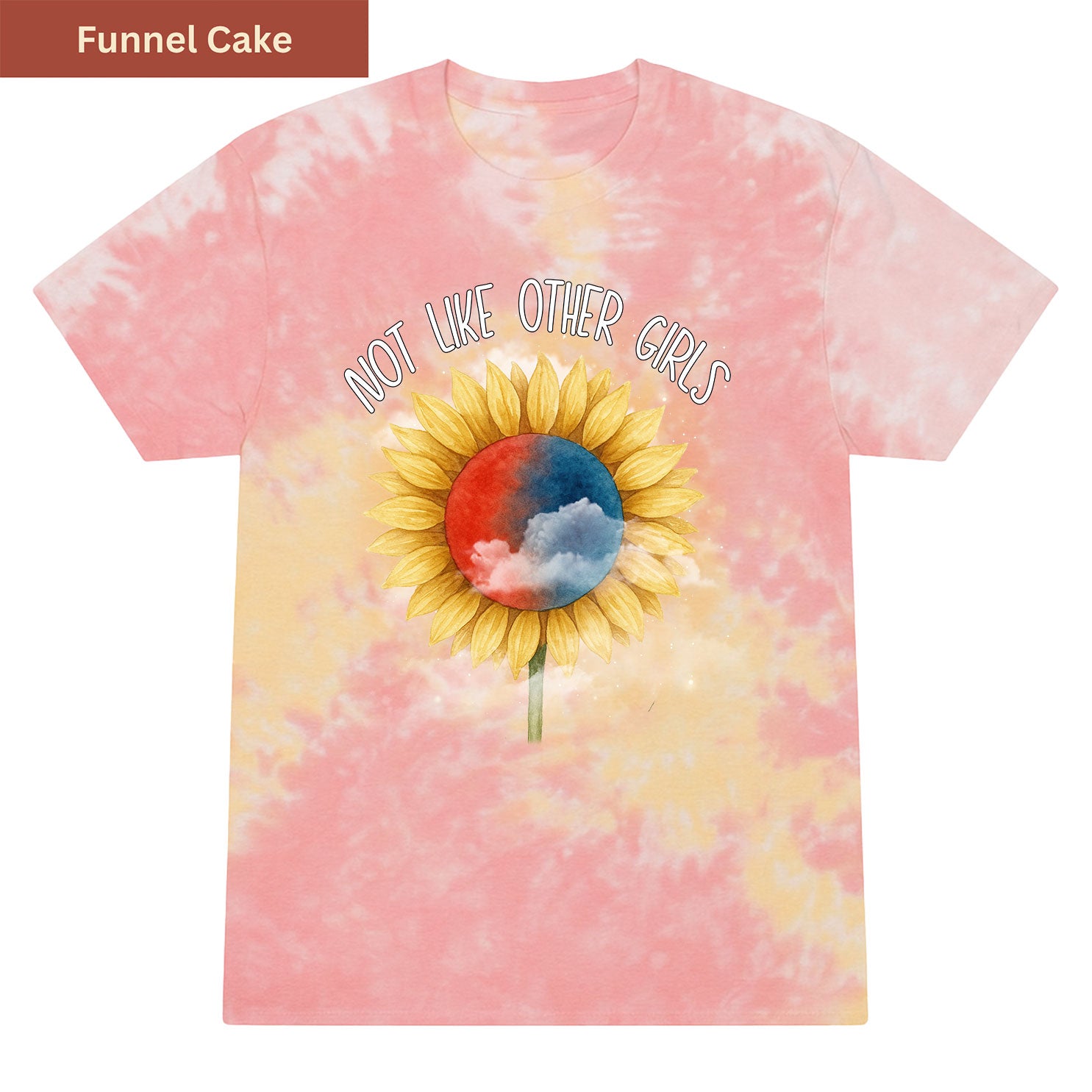 Sunflower Premium Tie-dye Unisex Shirt