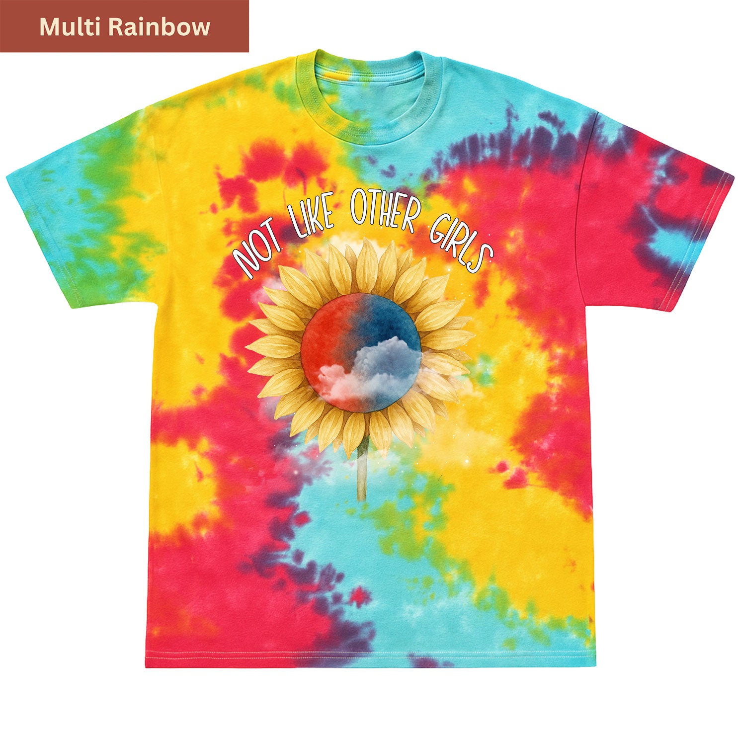 Sunflower Premium Tie-dye Unisex Shirt