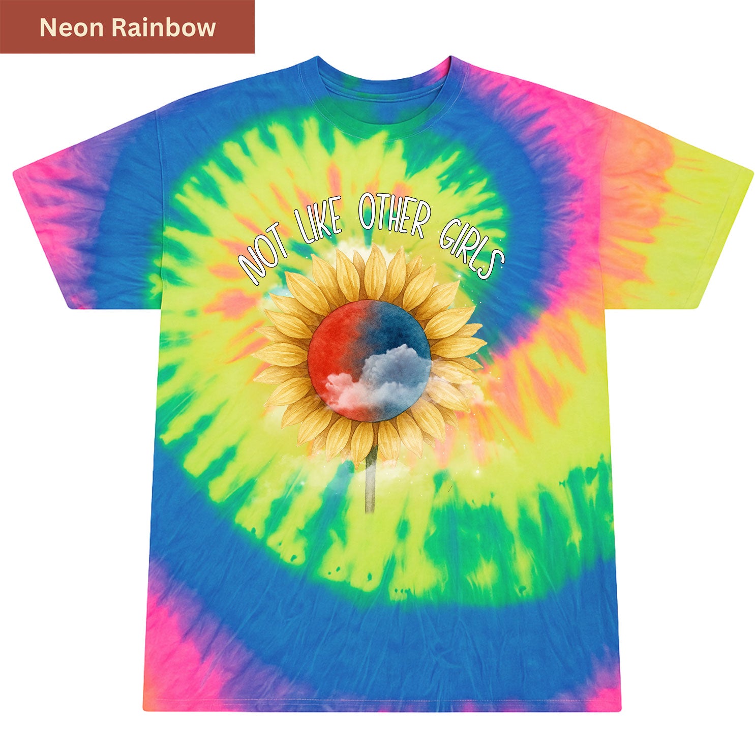 Sunflower Premium Tie-dye Unisex Shirt