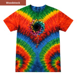 Smile tiedye sunflower Premium Tie-dye Unisex Shirt