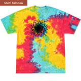 Smile tiedye sunflower Premium Tie-dye Unisex Shirt
