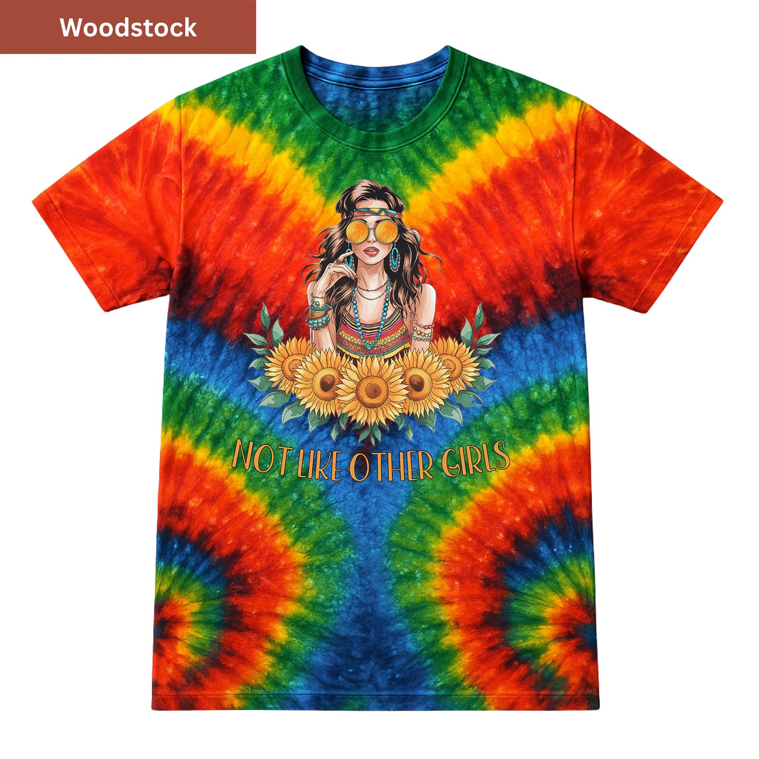 Sunflower Premium Tie-dye Unisex Shirt