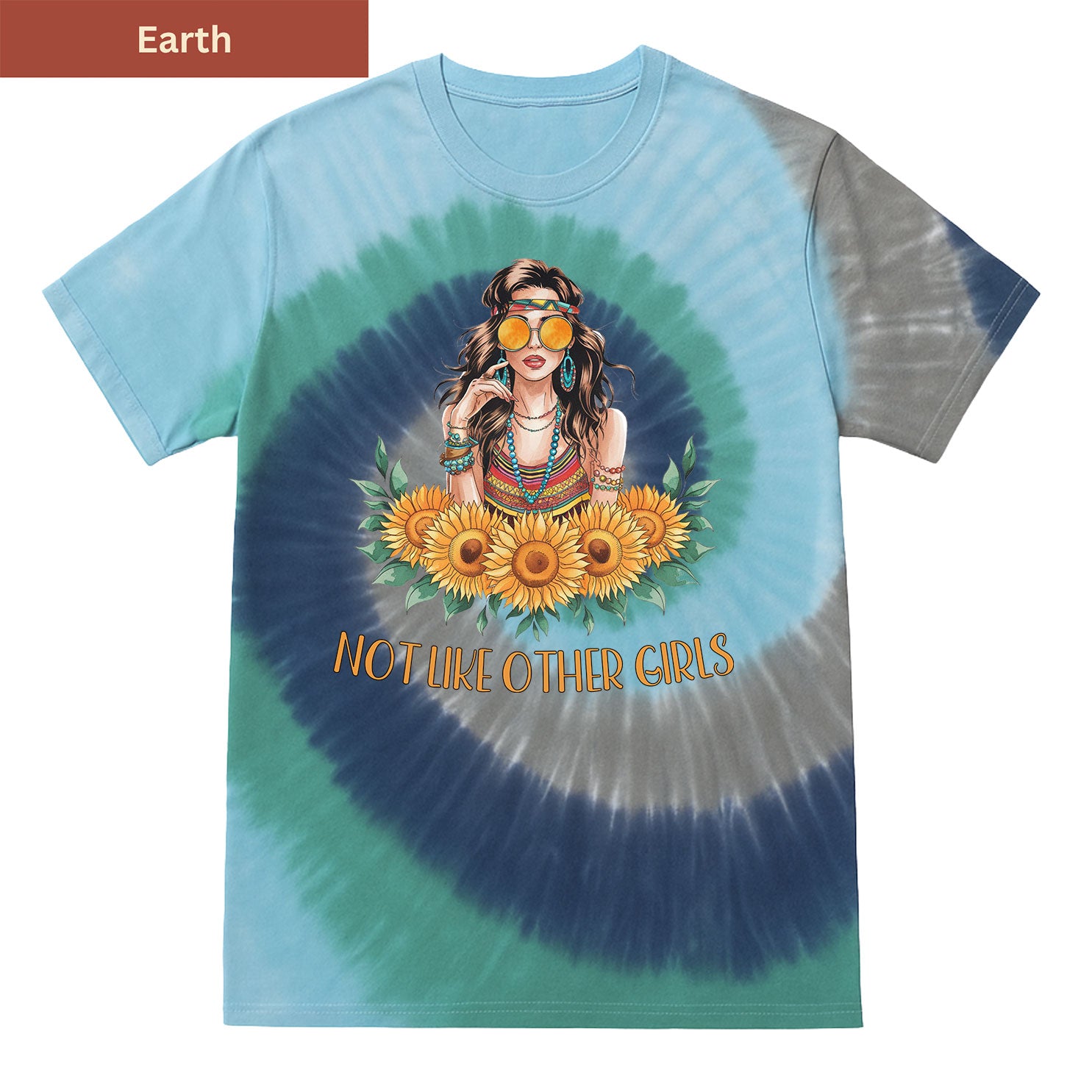 Sunflower Premium Tie-dye Unisex Shirt