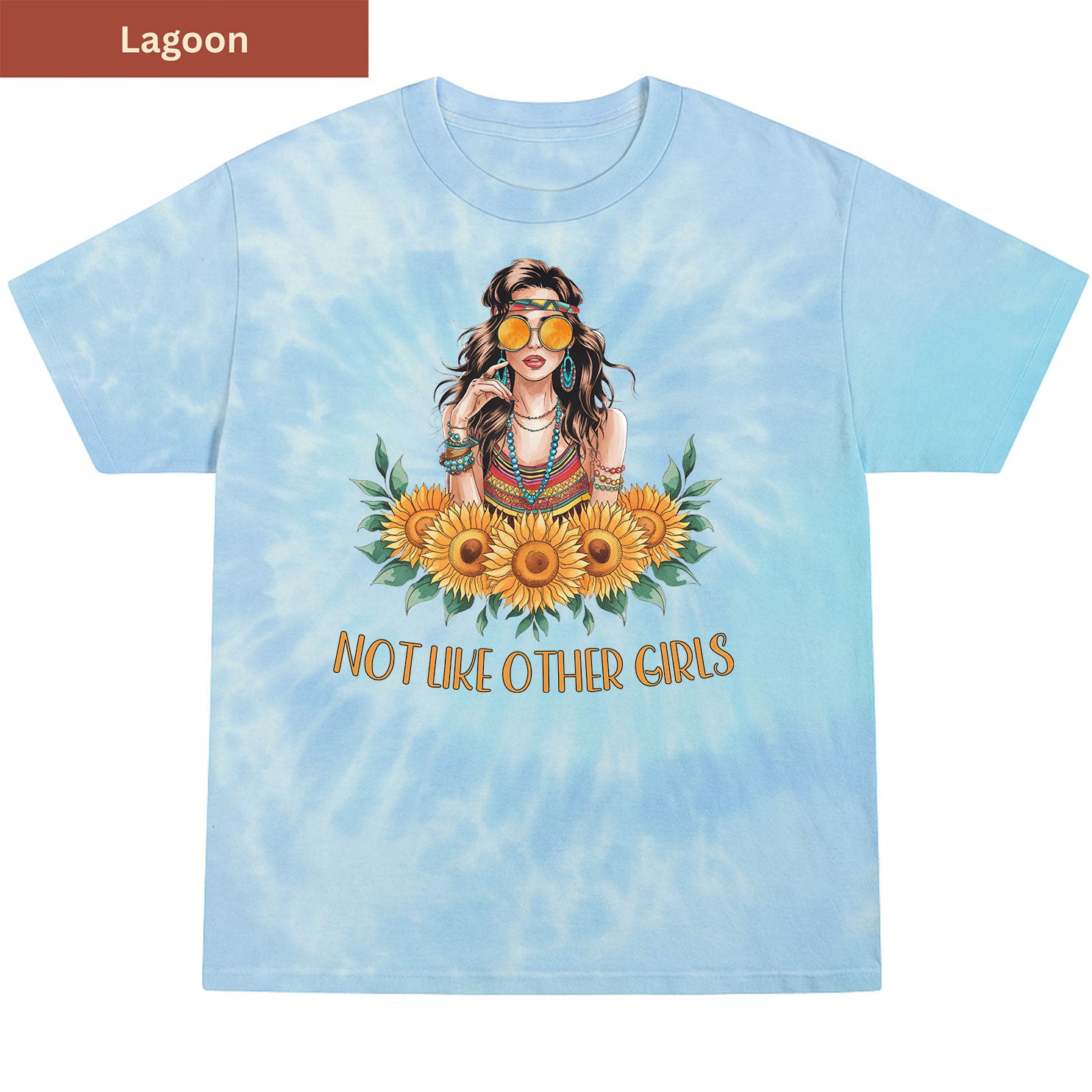 Sunflower Premium Tie-dye Unisex Shirt