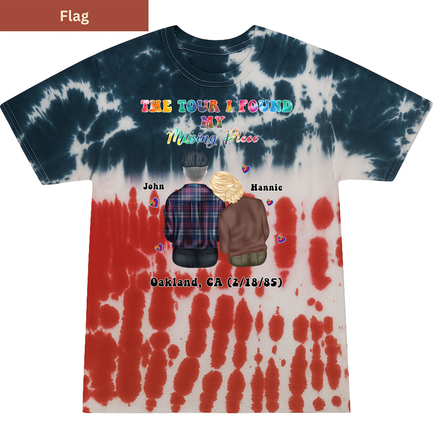 Found missing piece Premium Tie-dye Unisex Shirt
