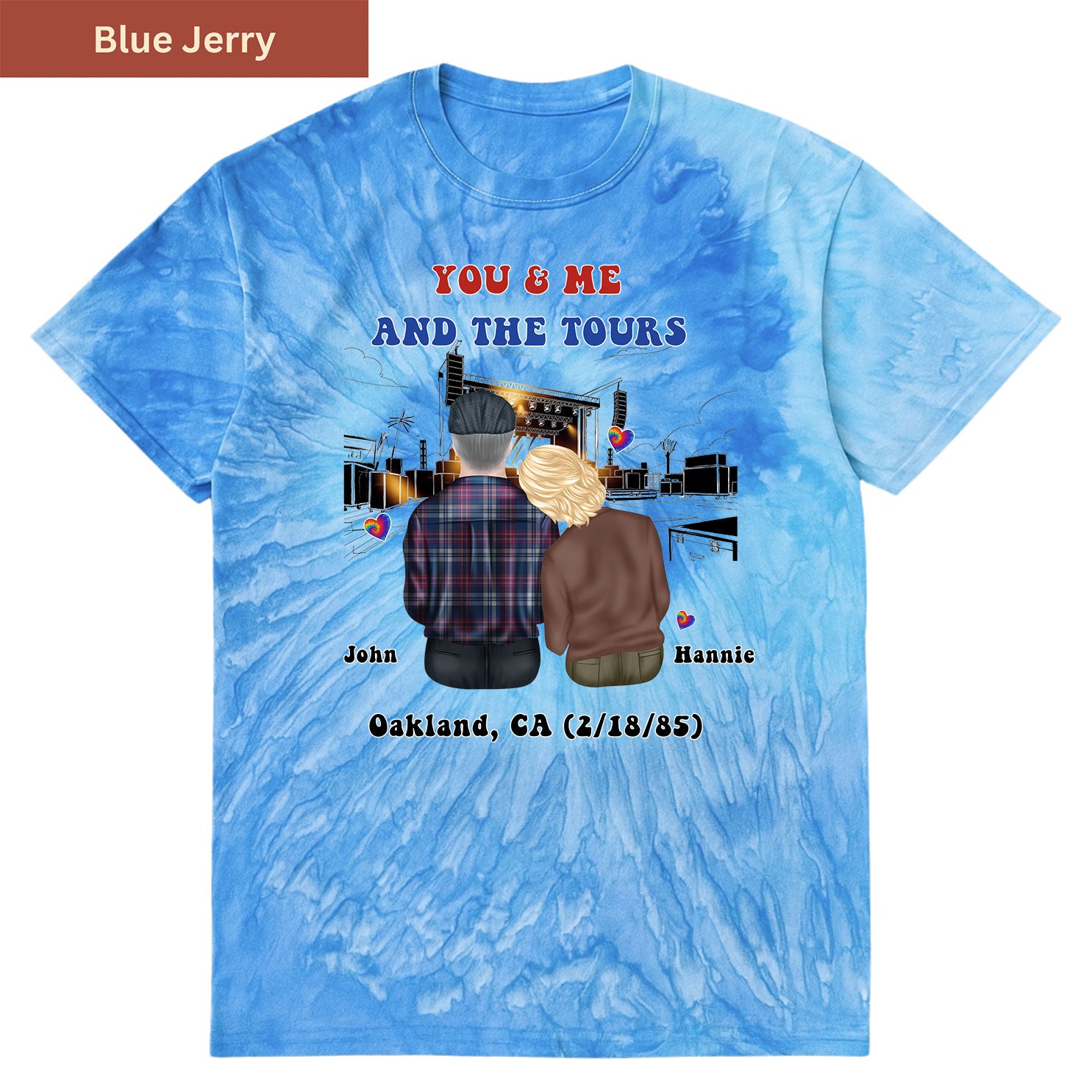 You me and tours Premium Tie-dye Unisex Shirt