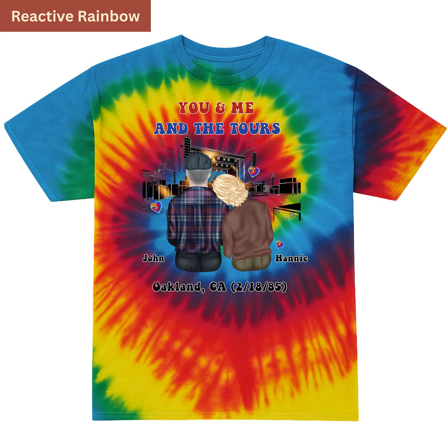 You me and tours Premium Tie-dye Unisex Shirt