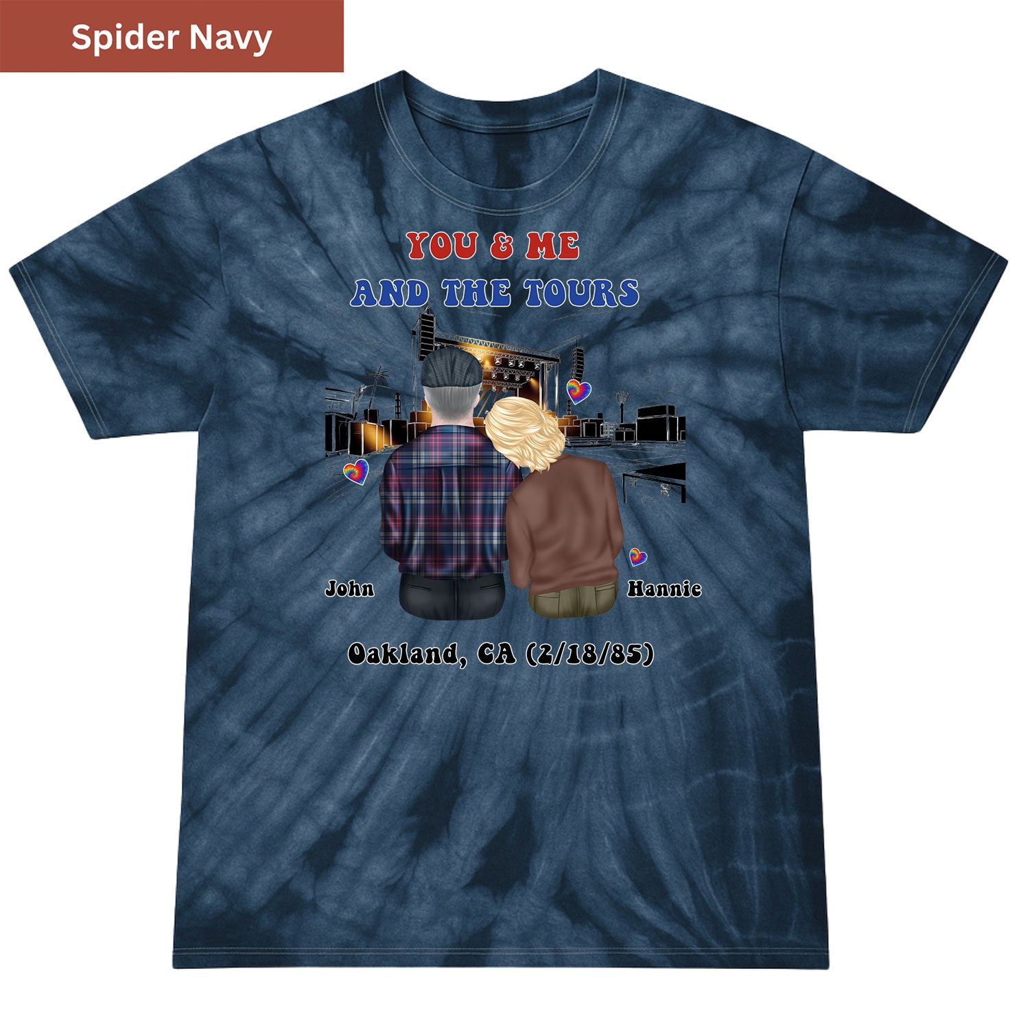 You me and tours Premium Tie-dye Unisex Shirt