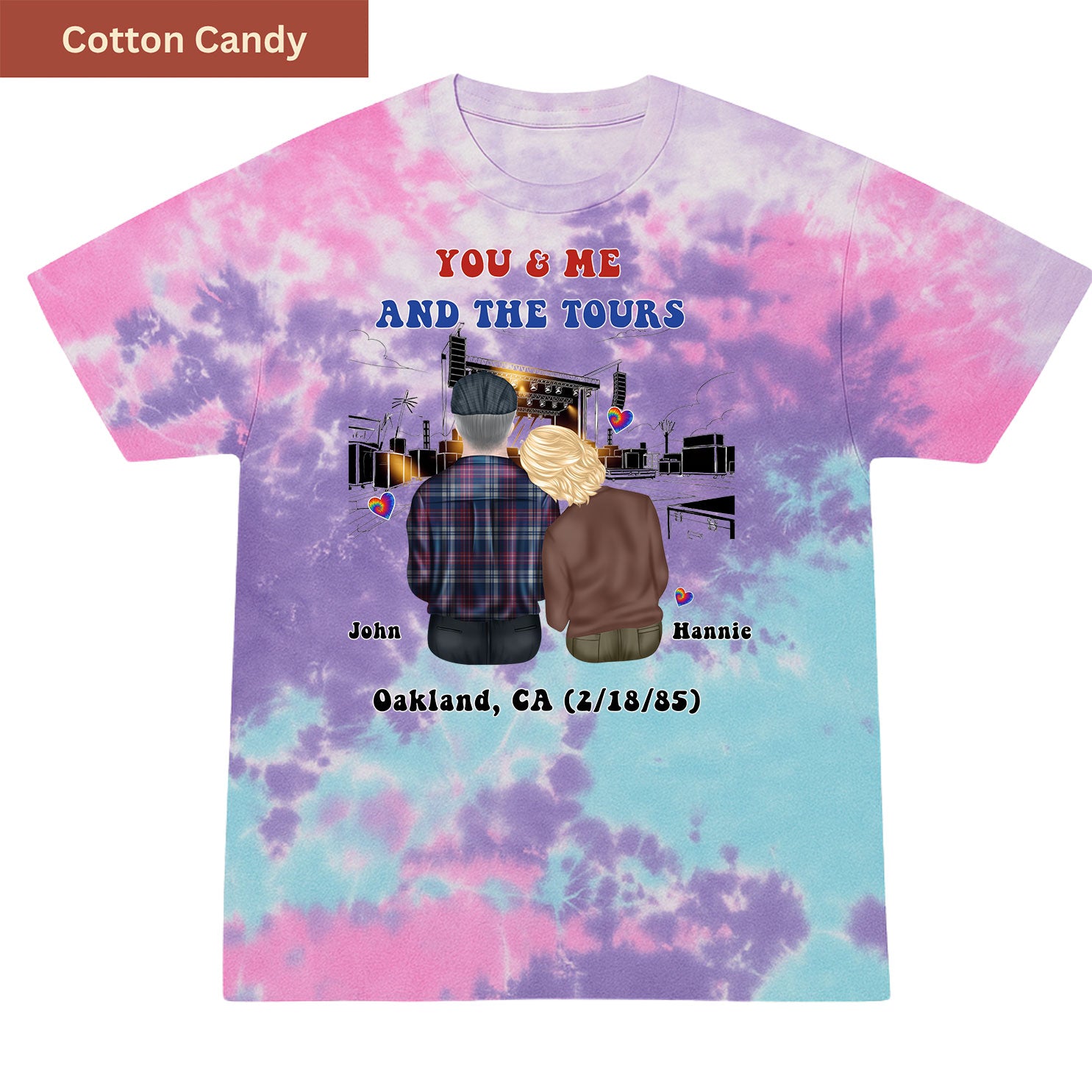 You me and tours Premium Tie-dye Unisex Shirt