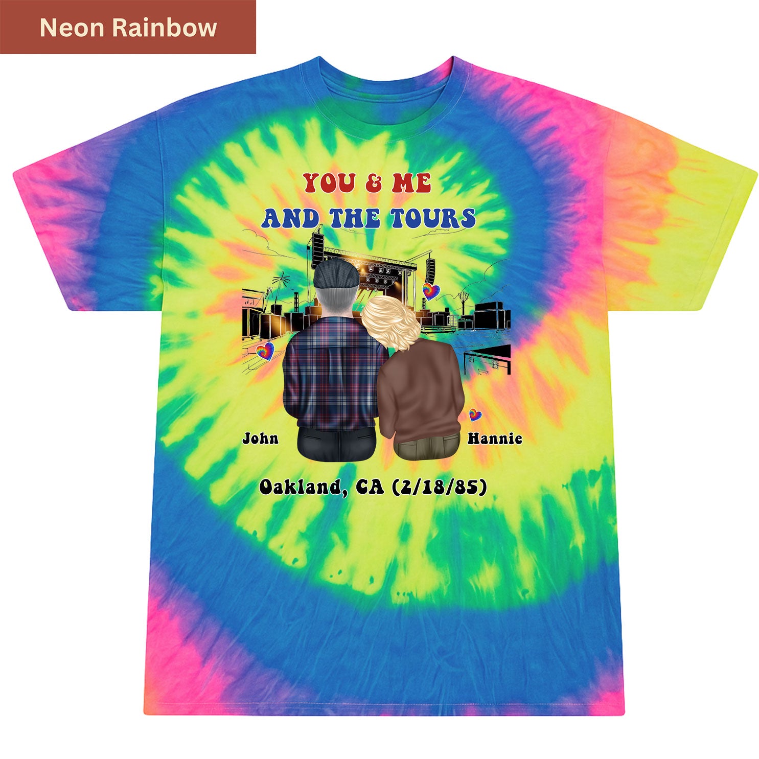 You me and tours Premium Tie-dye Unisex Shirt