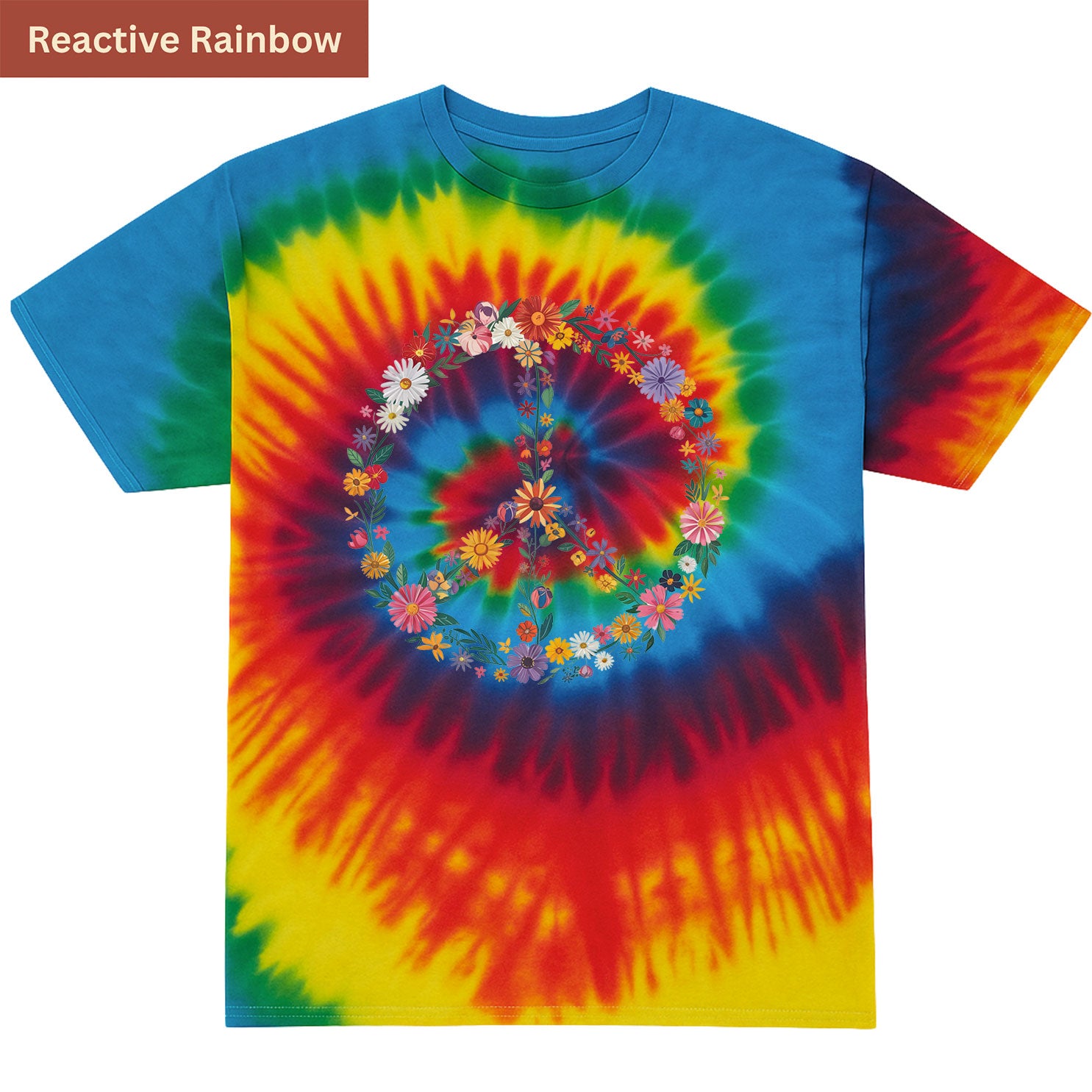 Hippie Bloom Premium Tie-dye Unisex Shirt